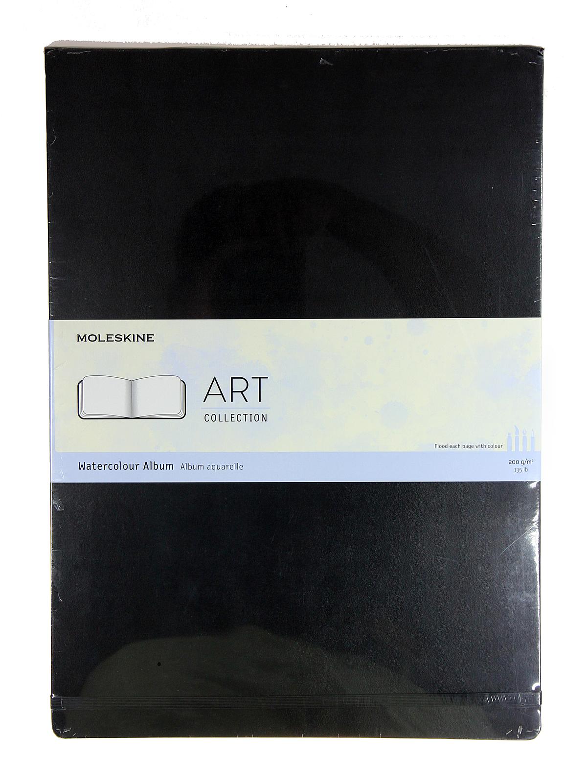 Watercolor Albums 16 1 2 in. x 12 in. 60 pages black