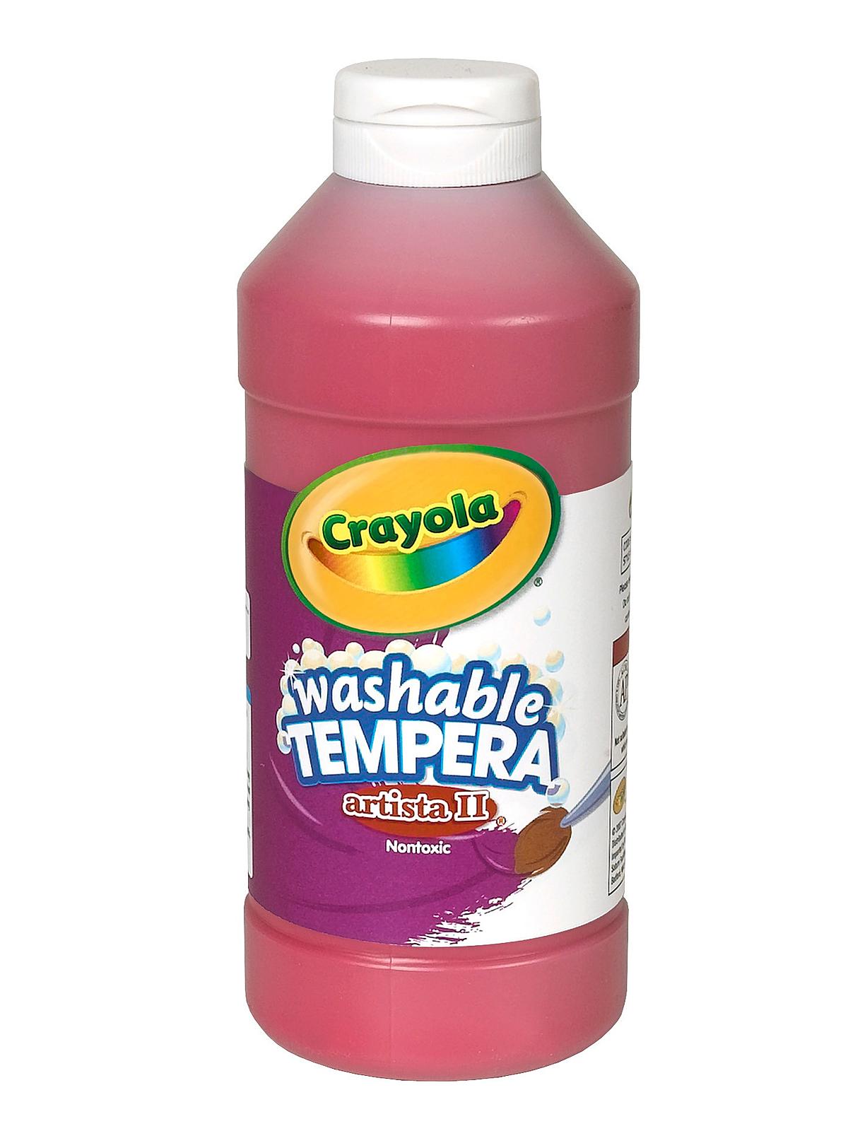 Artista II Liquid Tempera Paint Red 16 Oz.