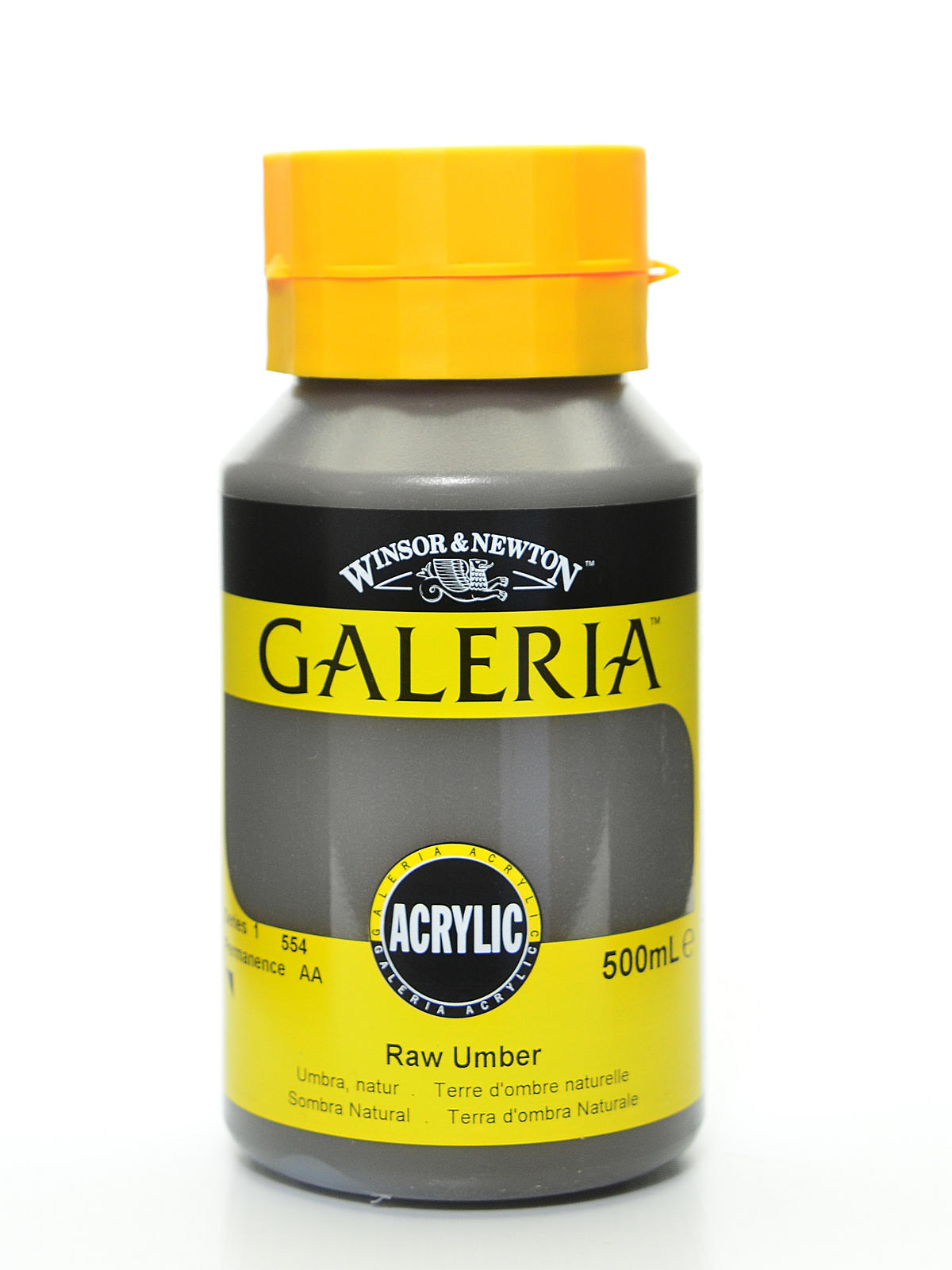 Galeria Flow Formula Acrylic Colours raw umber 500 ml 554