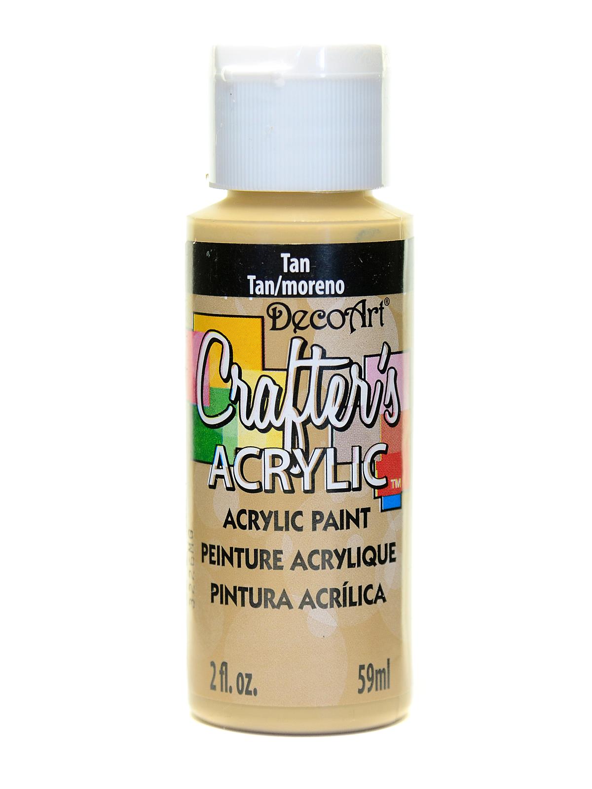 Crafters Acrylic 2 oz tan