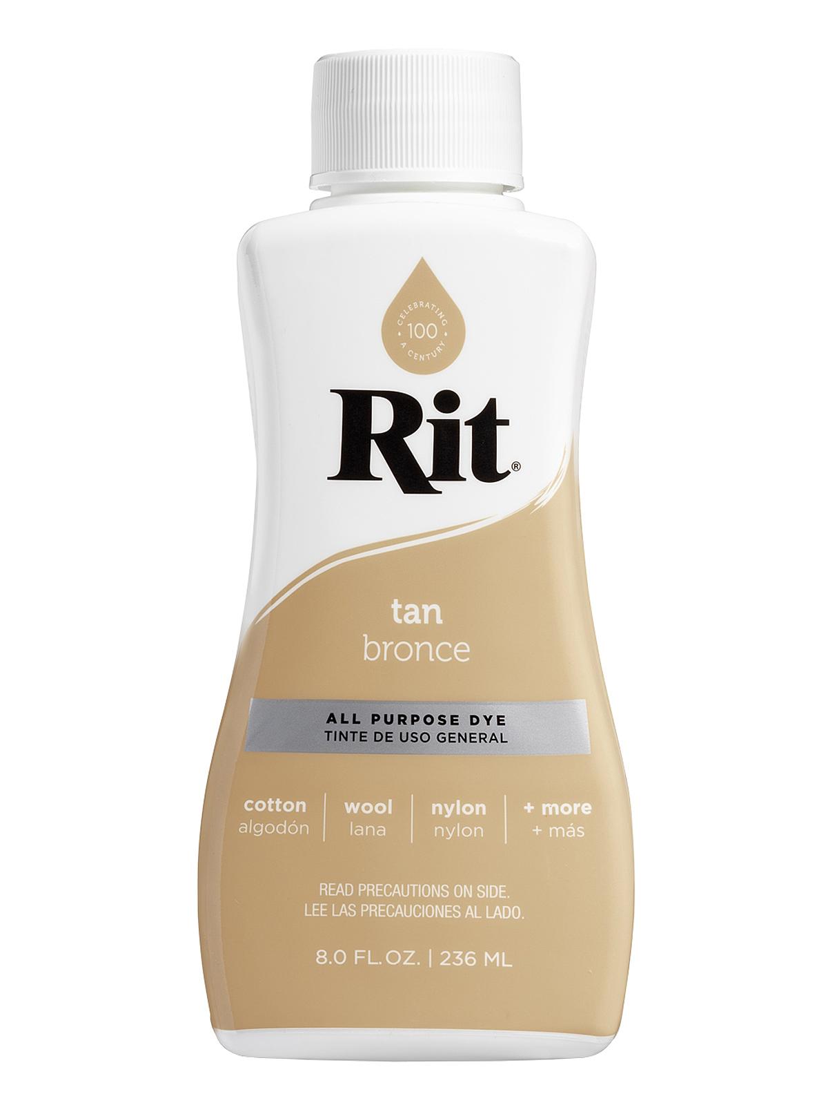 Dyes tan liquid 8 oz. bottle