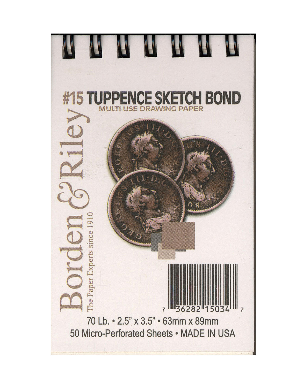 #15 Tuppence Sketch Bond 2 1 2 In. X 3 1 2 In. 50 Sheets