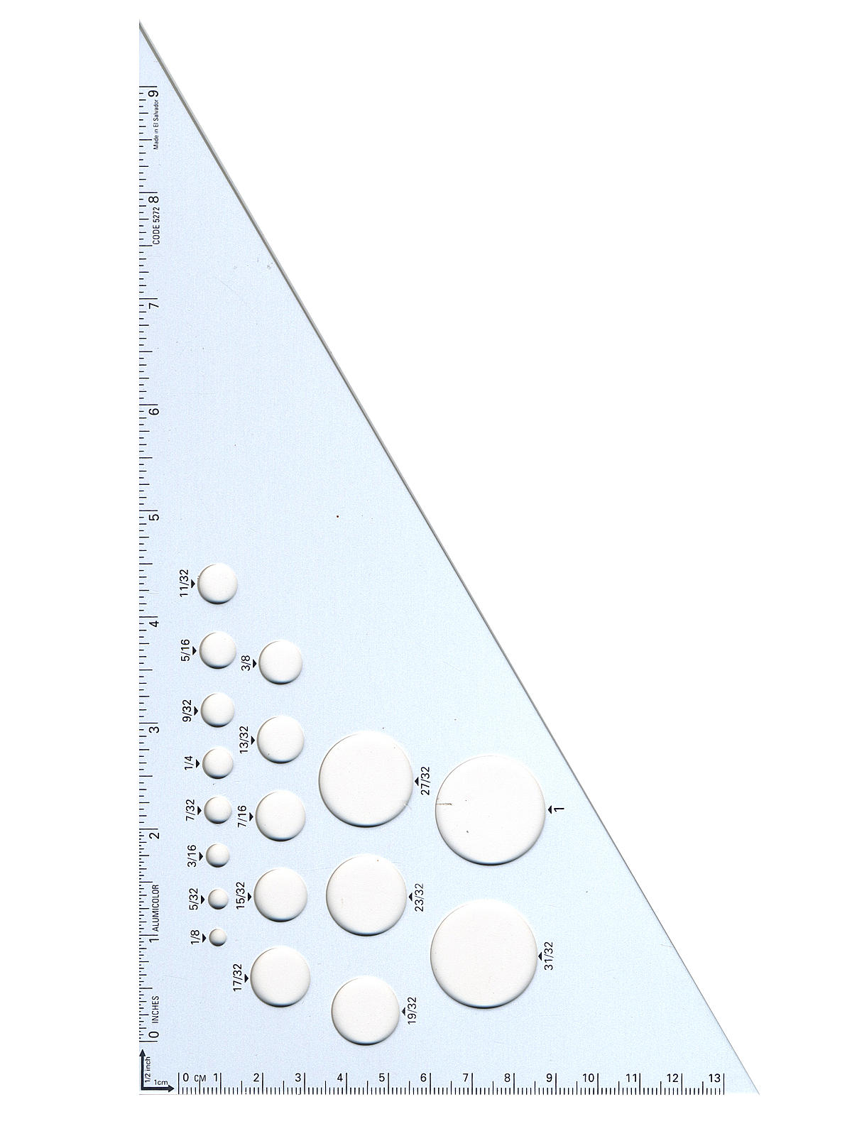 Aluminum Calibrated Triangles 10 In. 30 60 90