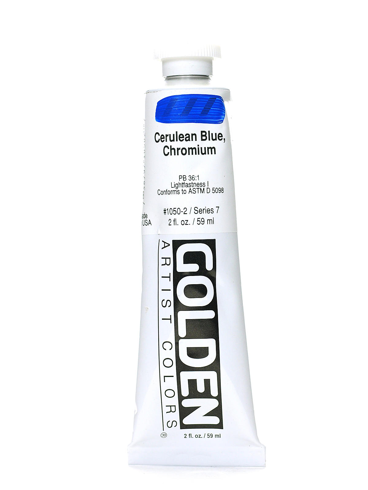 Heavy Body Acrylics cerulean blue chromium 2 oz.