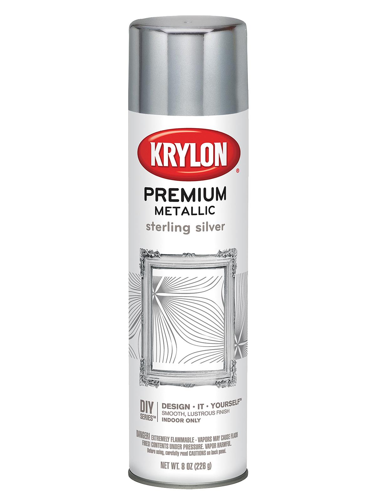 Premium Metallic Spray Paint sterling silver