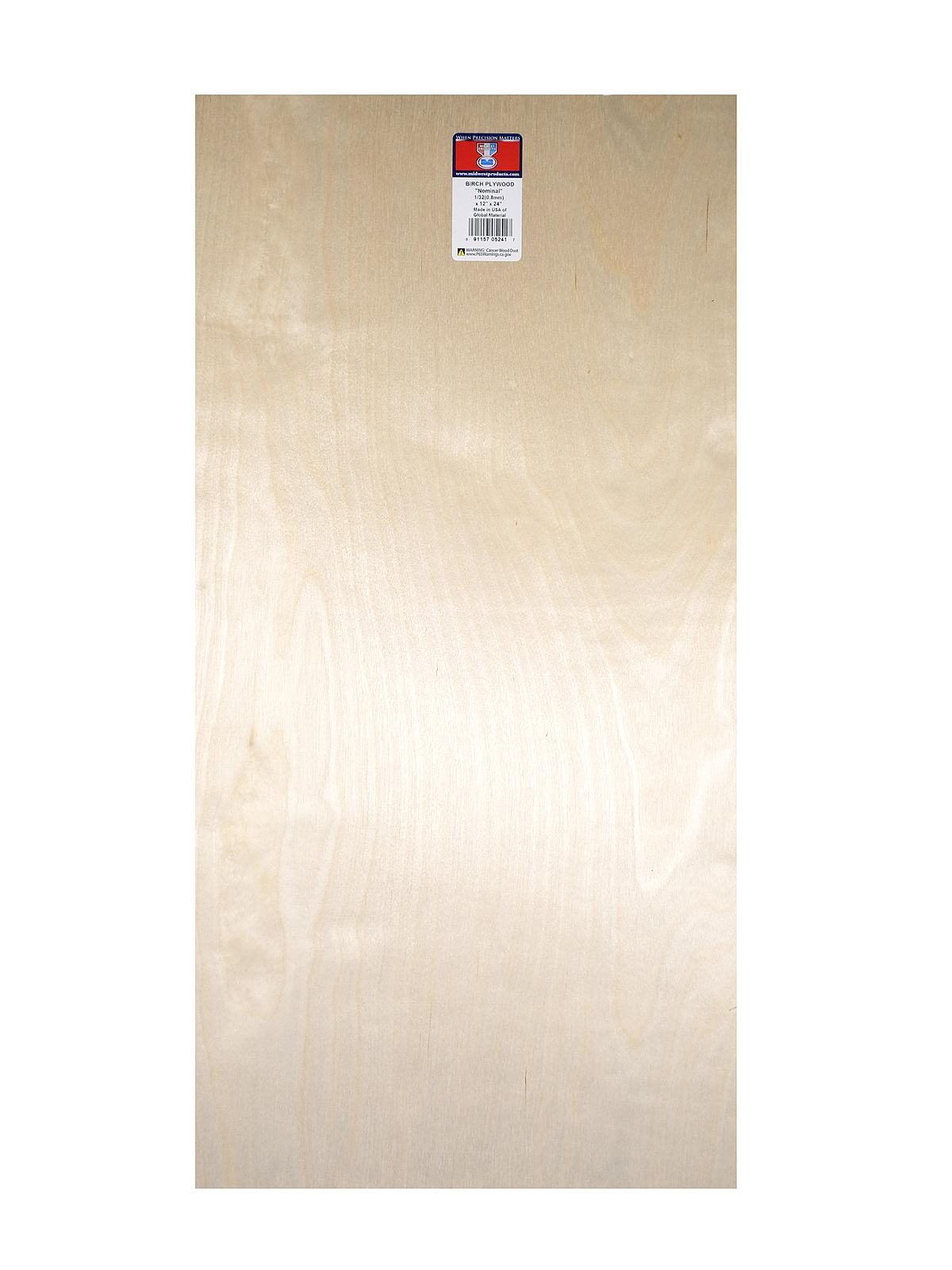 Thin Birch Plywood aircraft grade 1 32 in. 12 in. x 24 in.