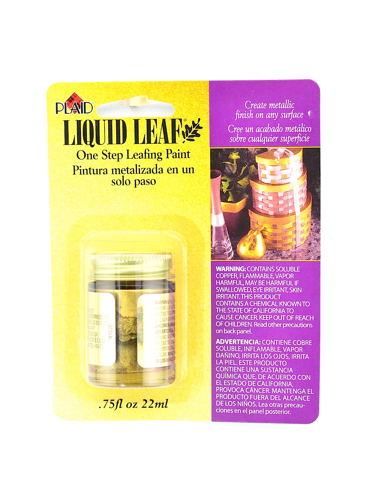 Liquid Leaf brass