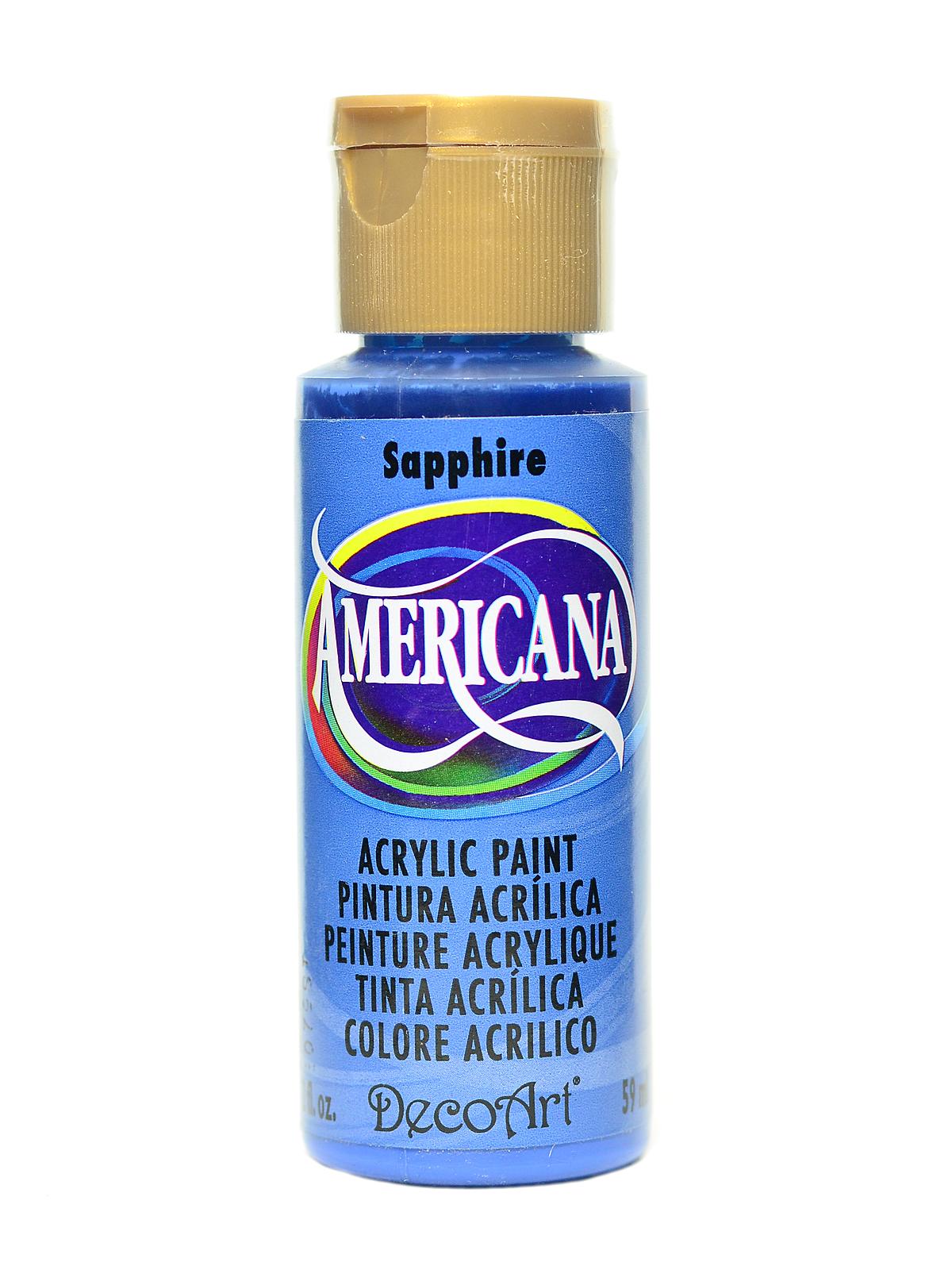 Americana Acrylic Paints sapphire 2 oz.