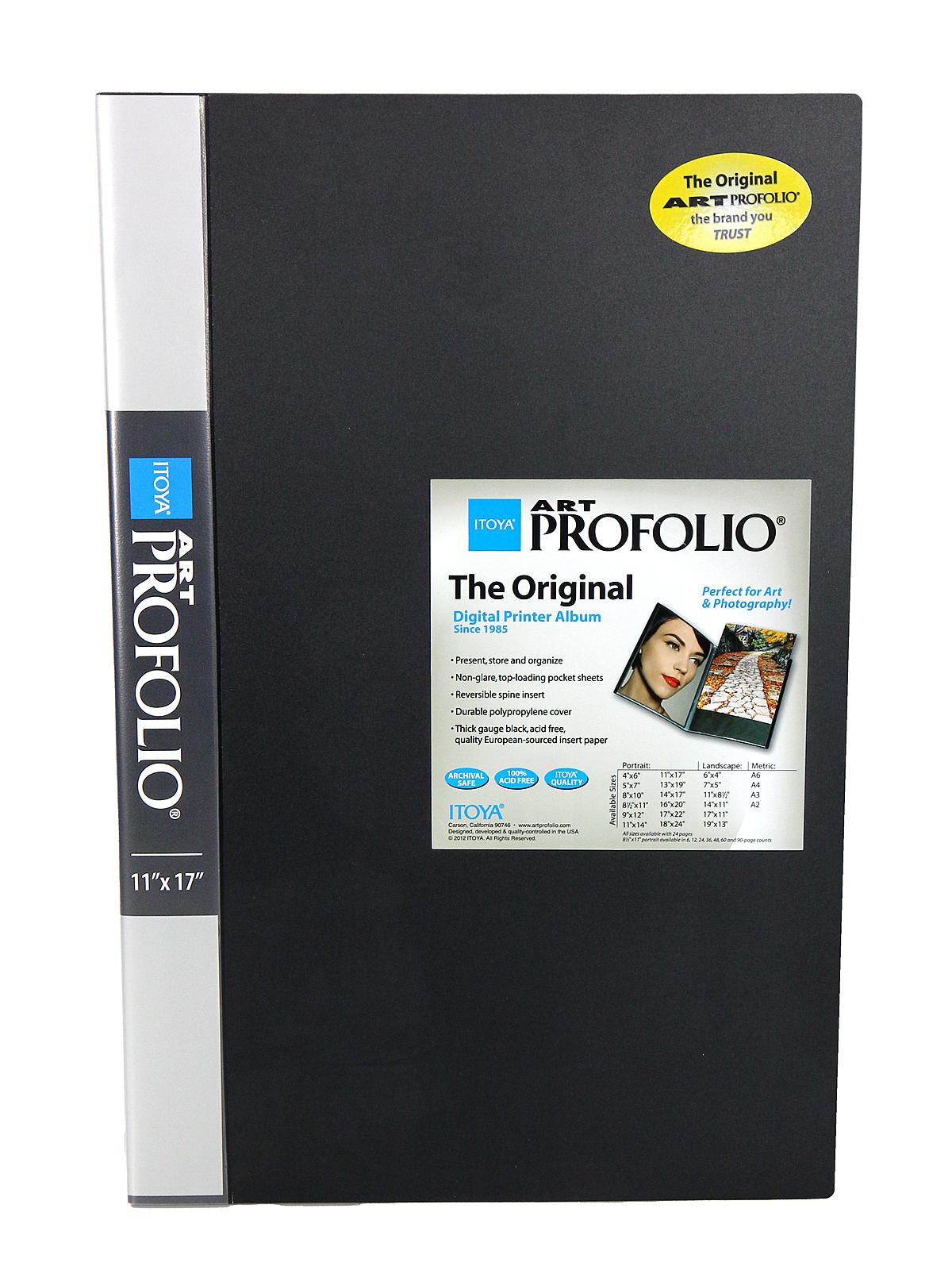 Art Profolio Storage & Display Book 11 in. x 17 in. 24