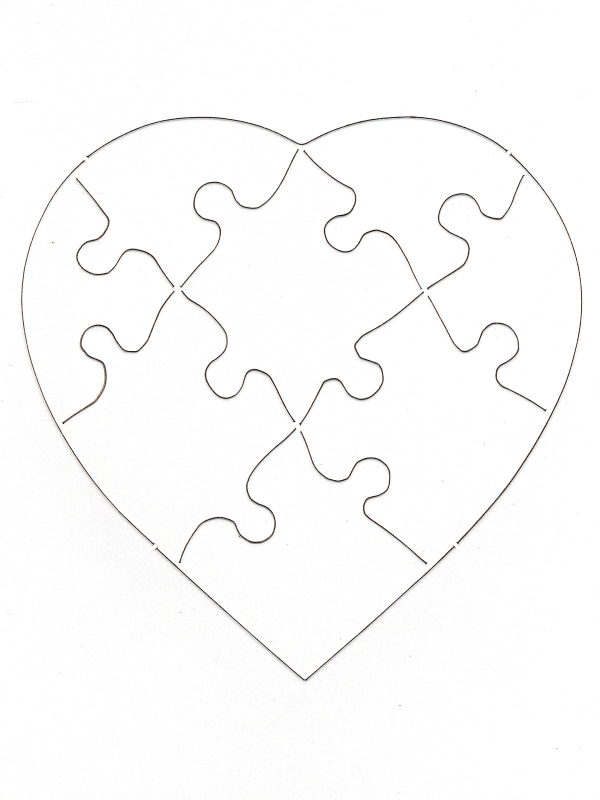 Puzzle Shapes Compoz-a-heart