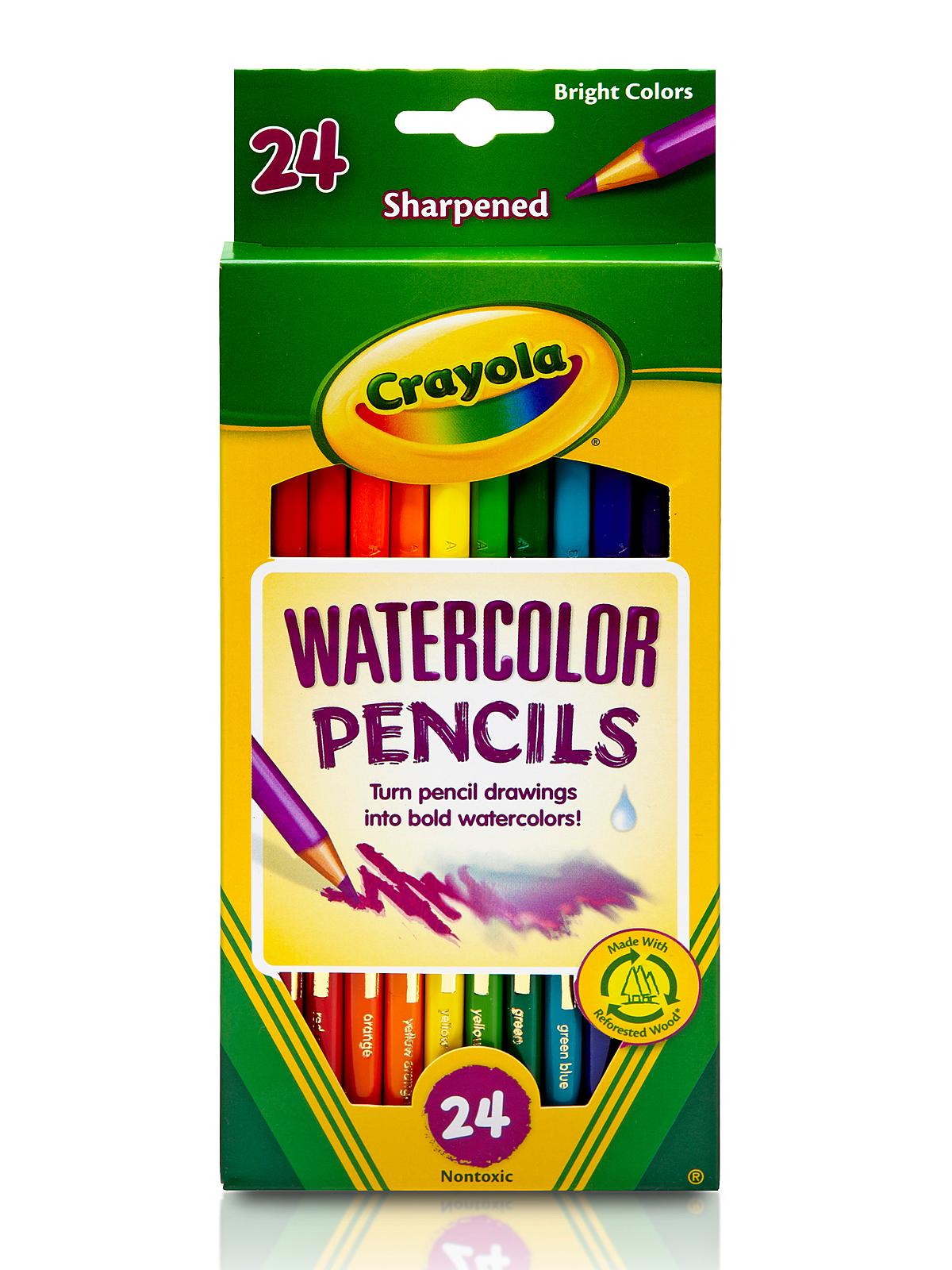 Watercolor Colored Pencils Box Of 24