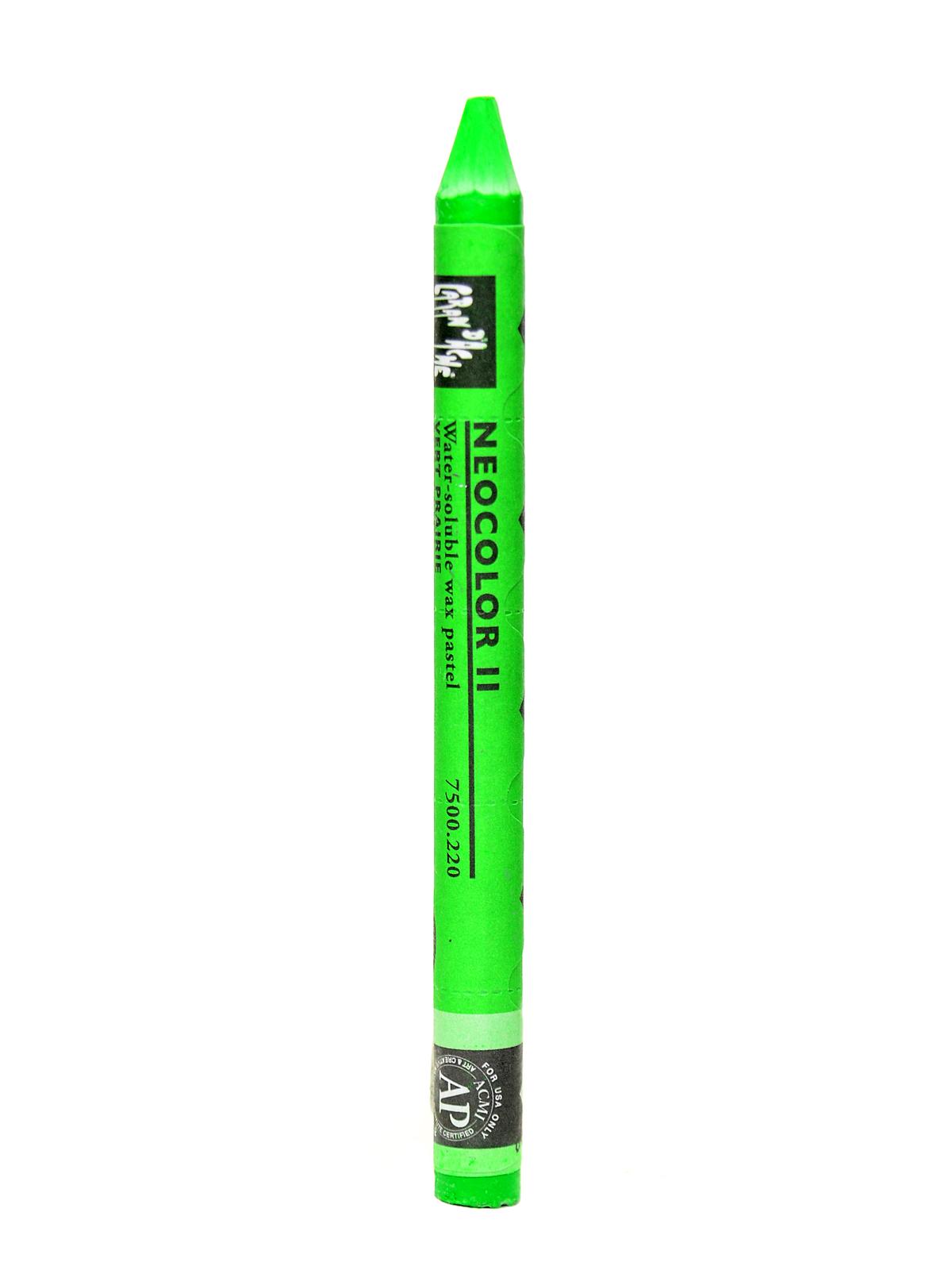 Neocolor II Aquarelle Water Soluble Wax Pastels grass green