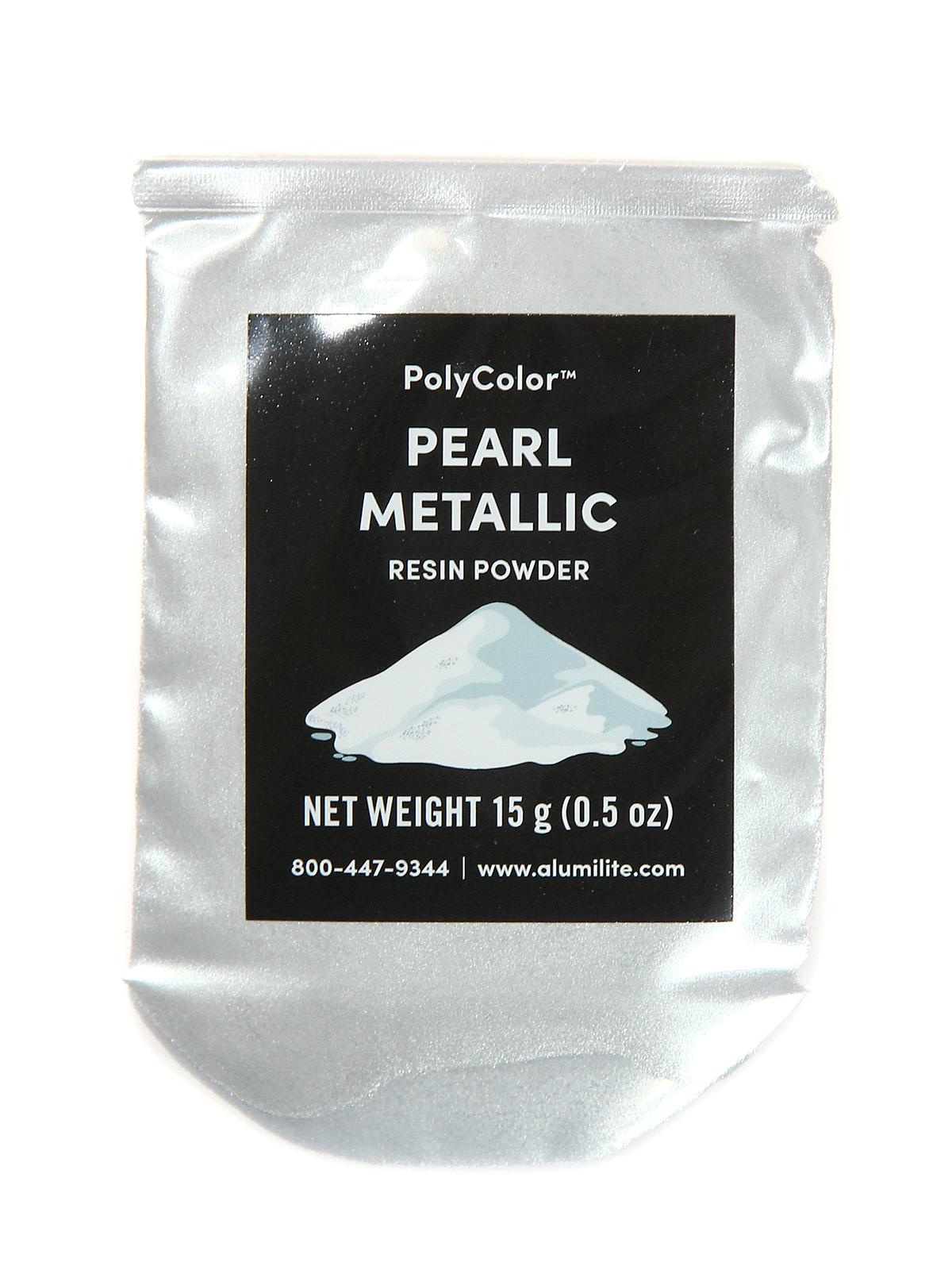 PolyColor Resin Powder pearl metallic bag 15 g (0.5 oz.)