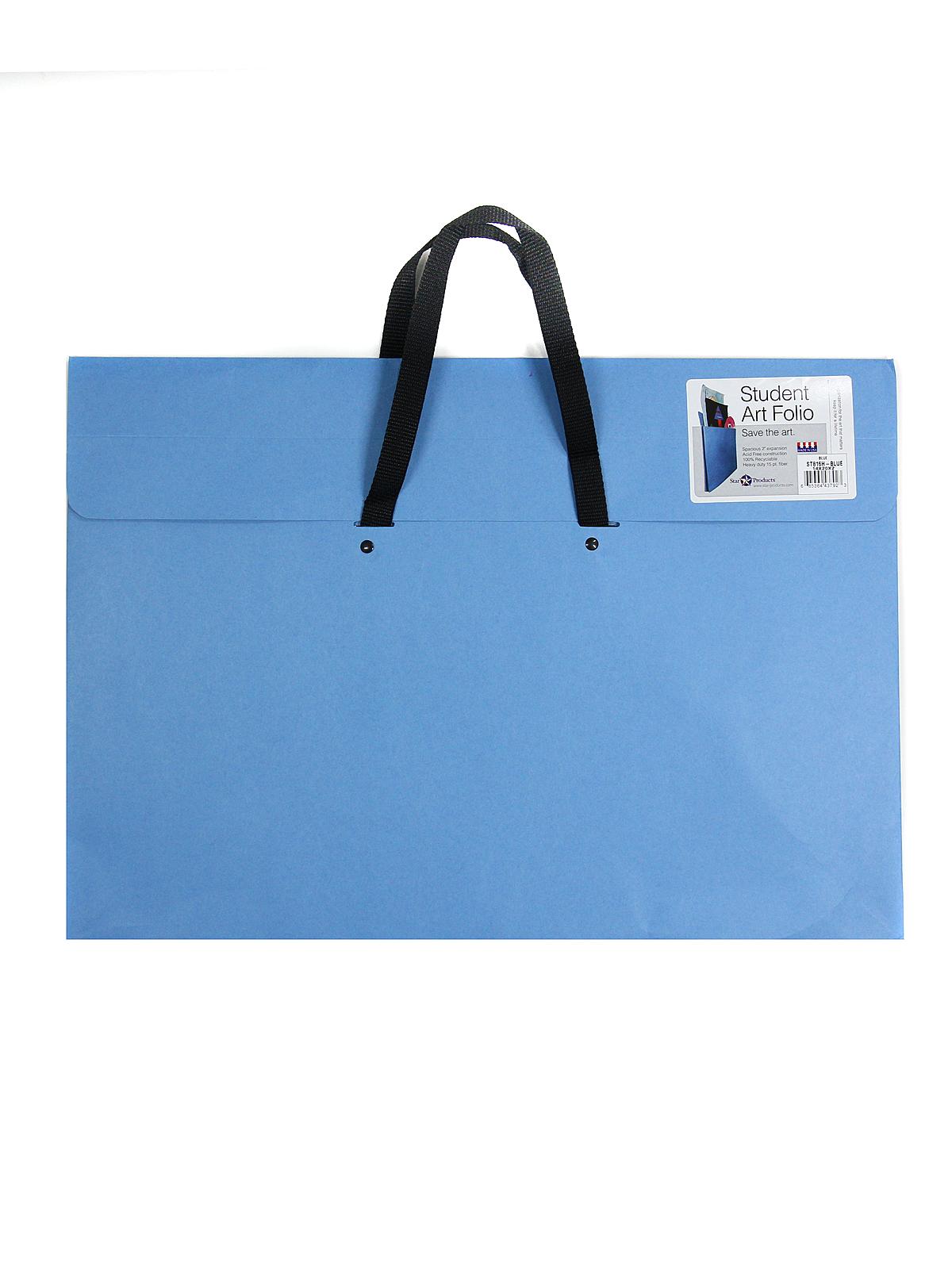 Student Art Folio with Handles 14 in. x 20 in. x 2 in. blue