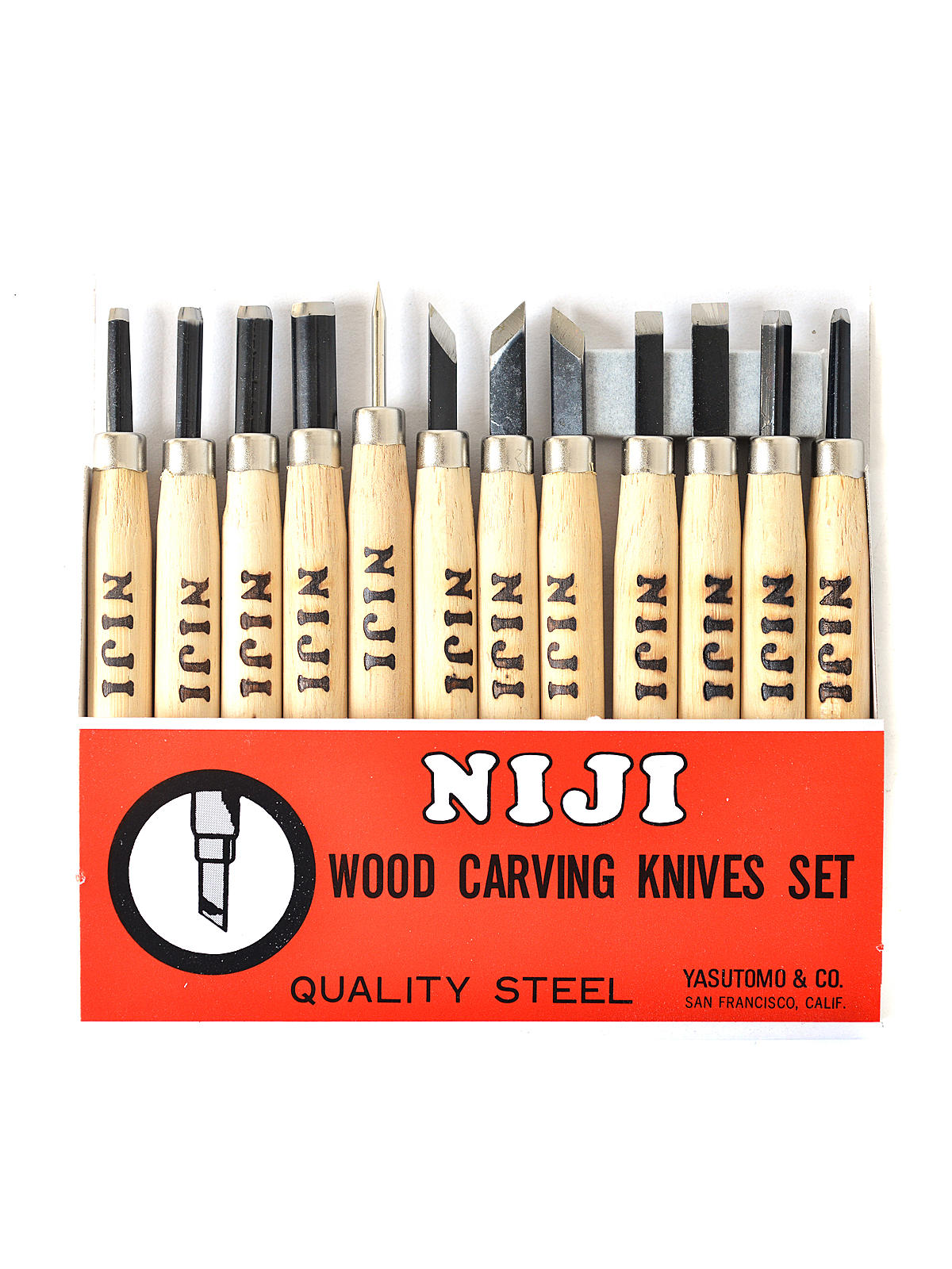 Niji Woodcarving Set Set Of 12