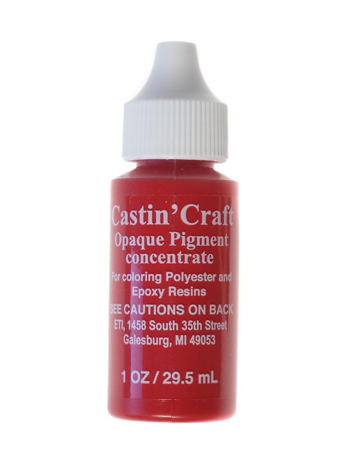 Opaque Pigments red bottle 1 oz.