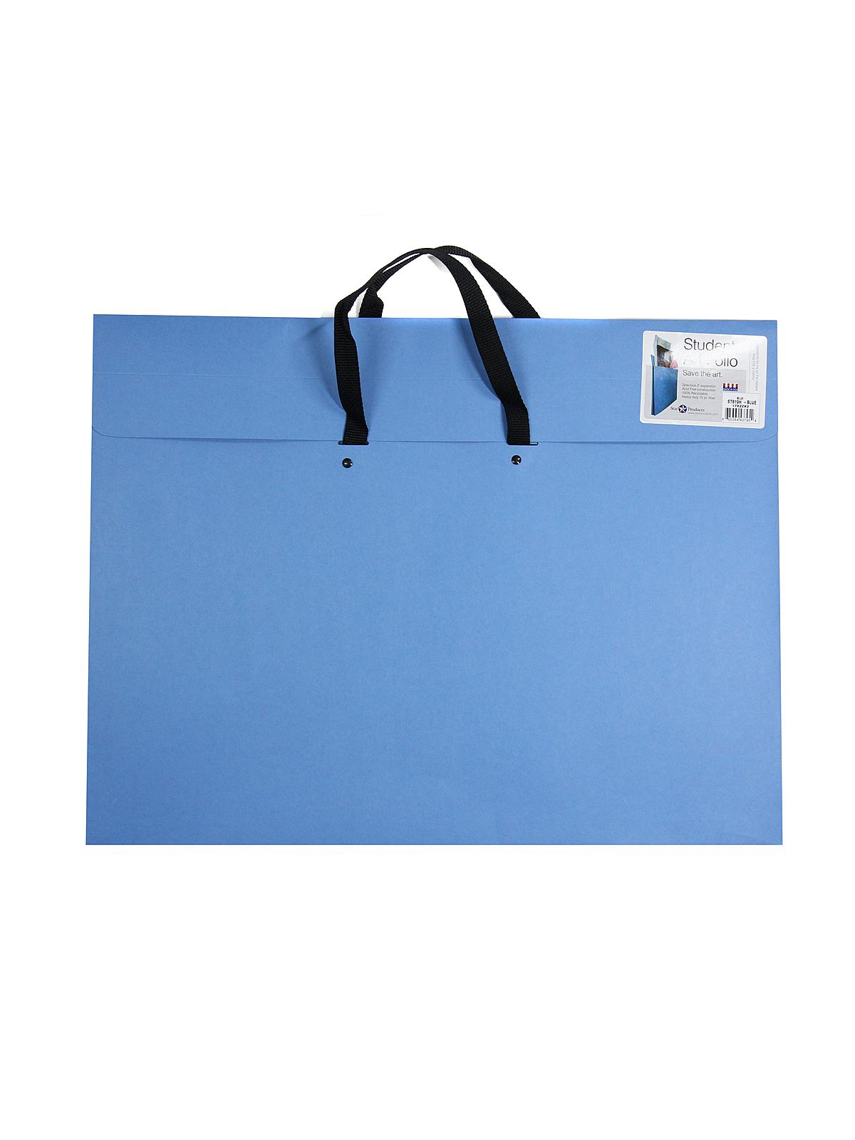 Student Art Folio with Handles 17 in. x 22 in. x 2 in. blue