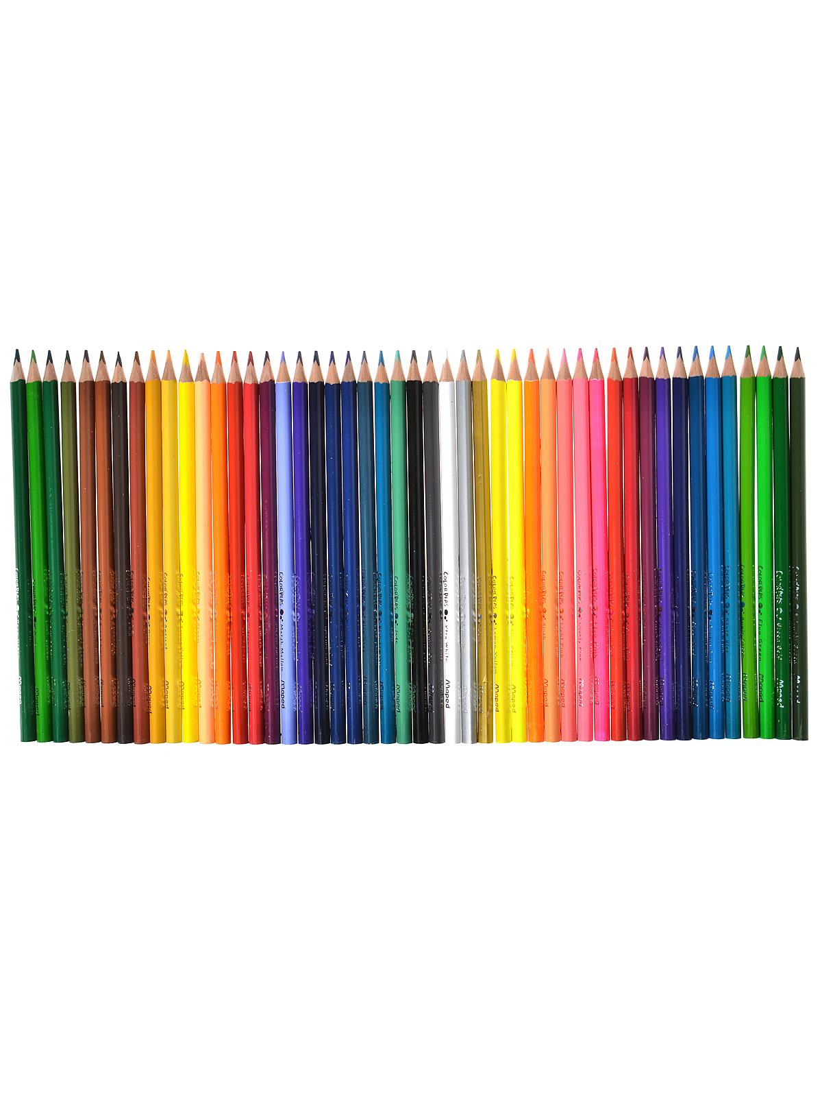 Triangular Colored Pencil Sets Assorted Set Of 48