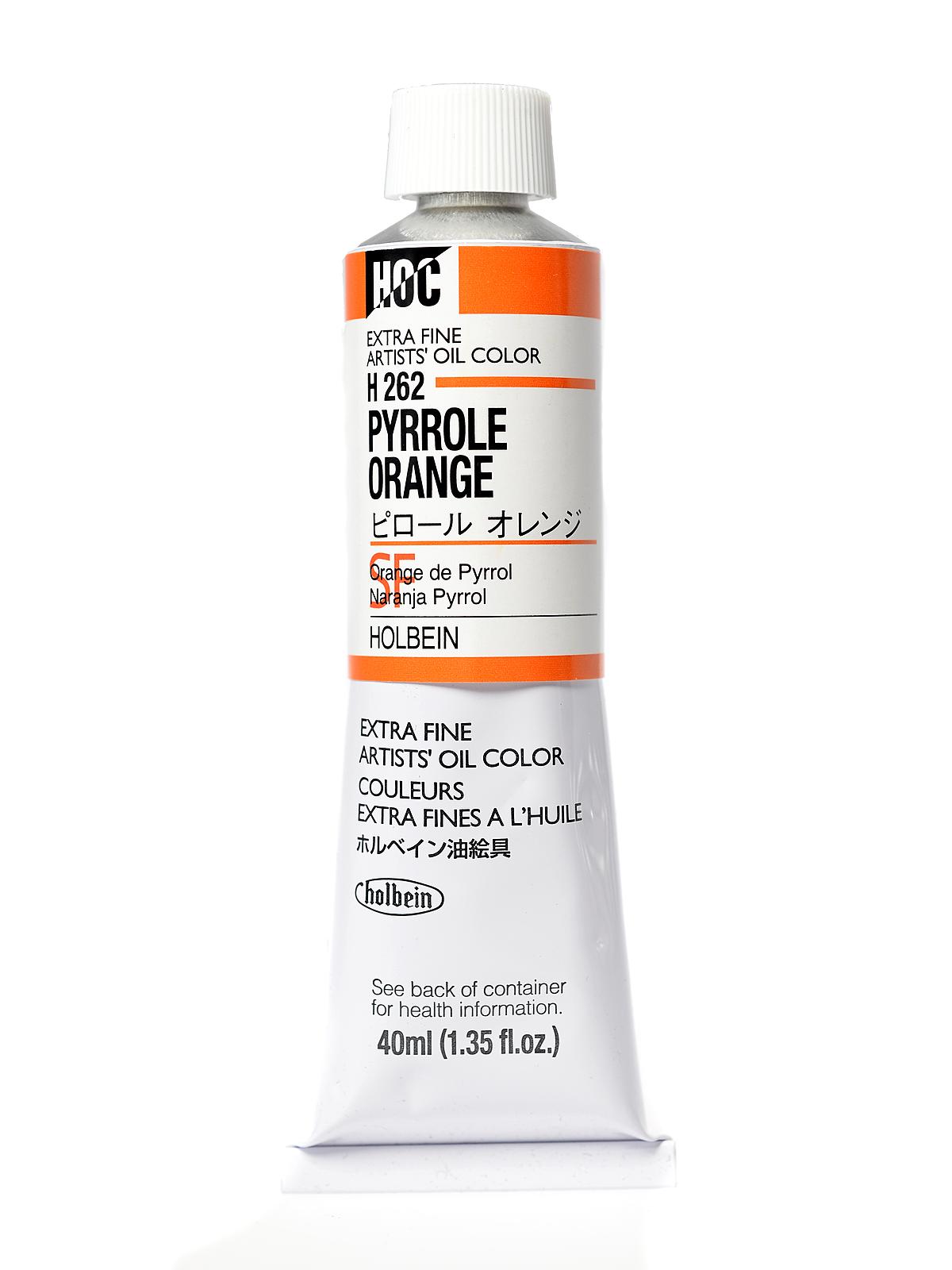 Artist Oil Colors pyrrole orange 40 ml