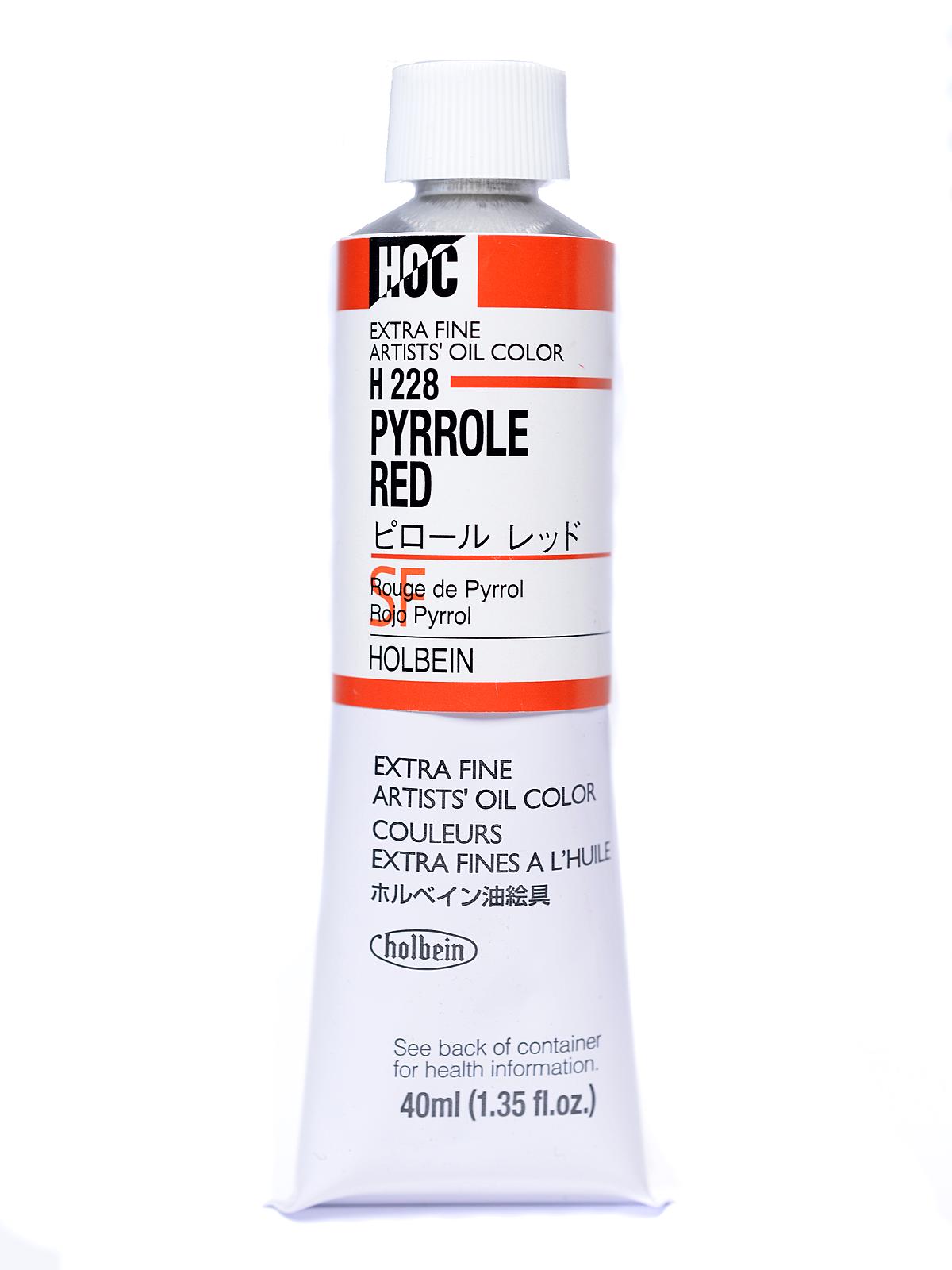 Artist Oil Colors pyrrole red 40 ml