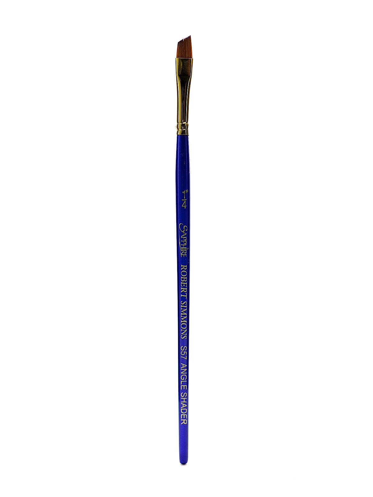 Sapphire Series Synthetic Brushes Short Handle 1 4 In. Angle Shader S57