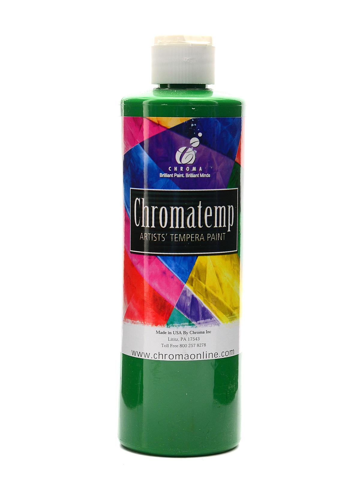 ChromaTemp Artists' Tempera Paint green 16.9 oz.