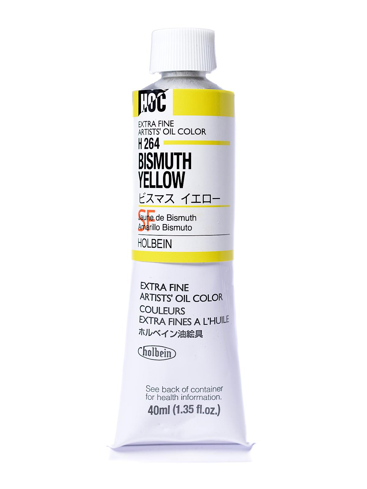 Artist Oil Colors bismuth yellow 40 ml