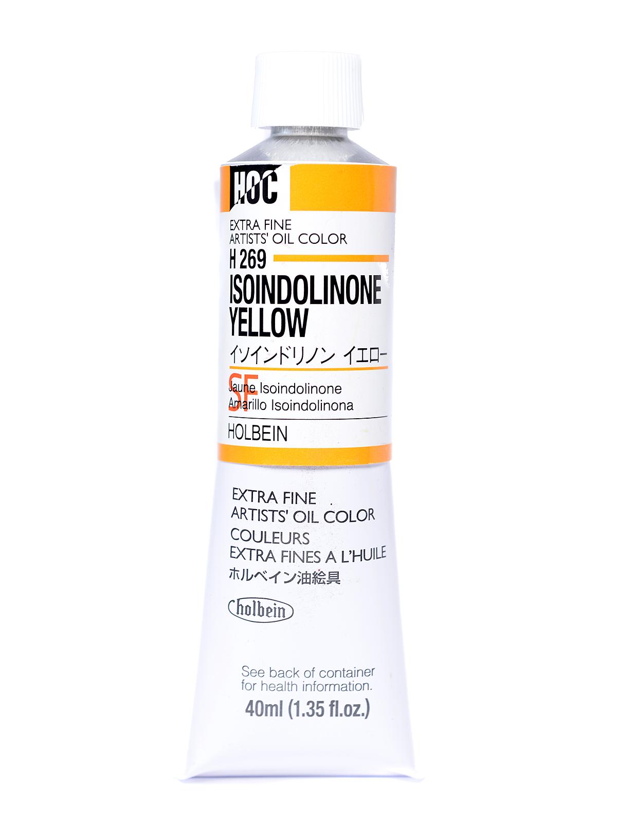 Artist Oil Colors Isoindolinone Yellow 40 Ml