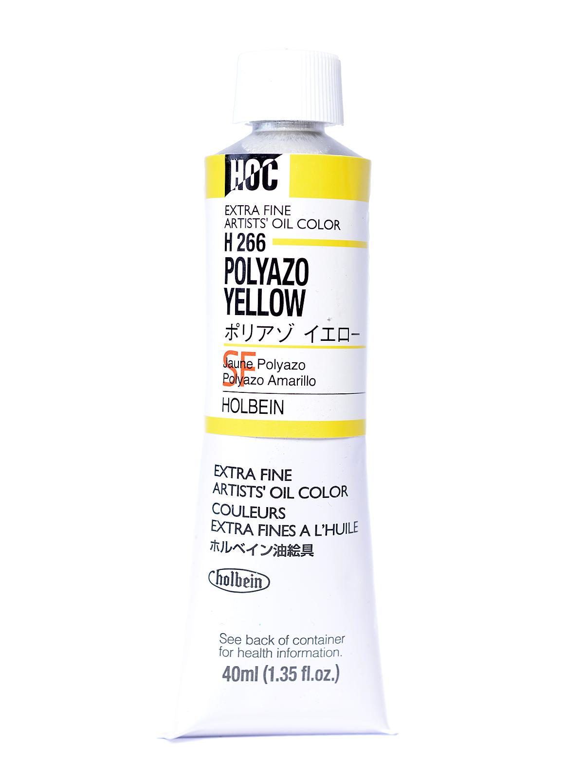 Artist Oil Colors poly azo yellow 40 ml