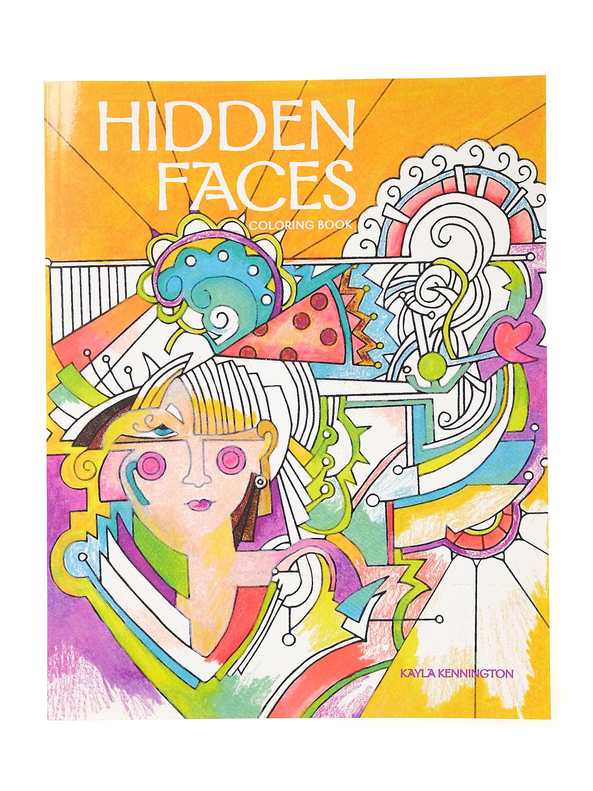 Adult Coloring Books Hidden Faces