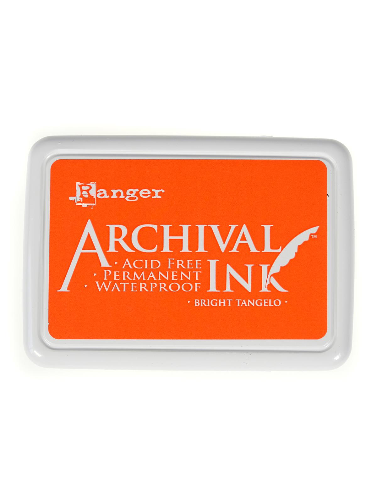 Archival Ink bright tangelo 2 1 2 in. x 3 3 4 in. pad