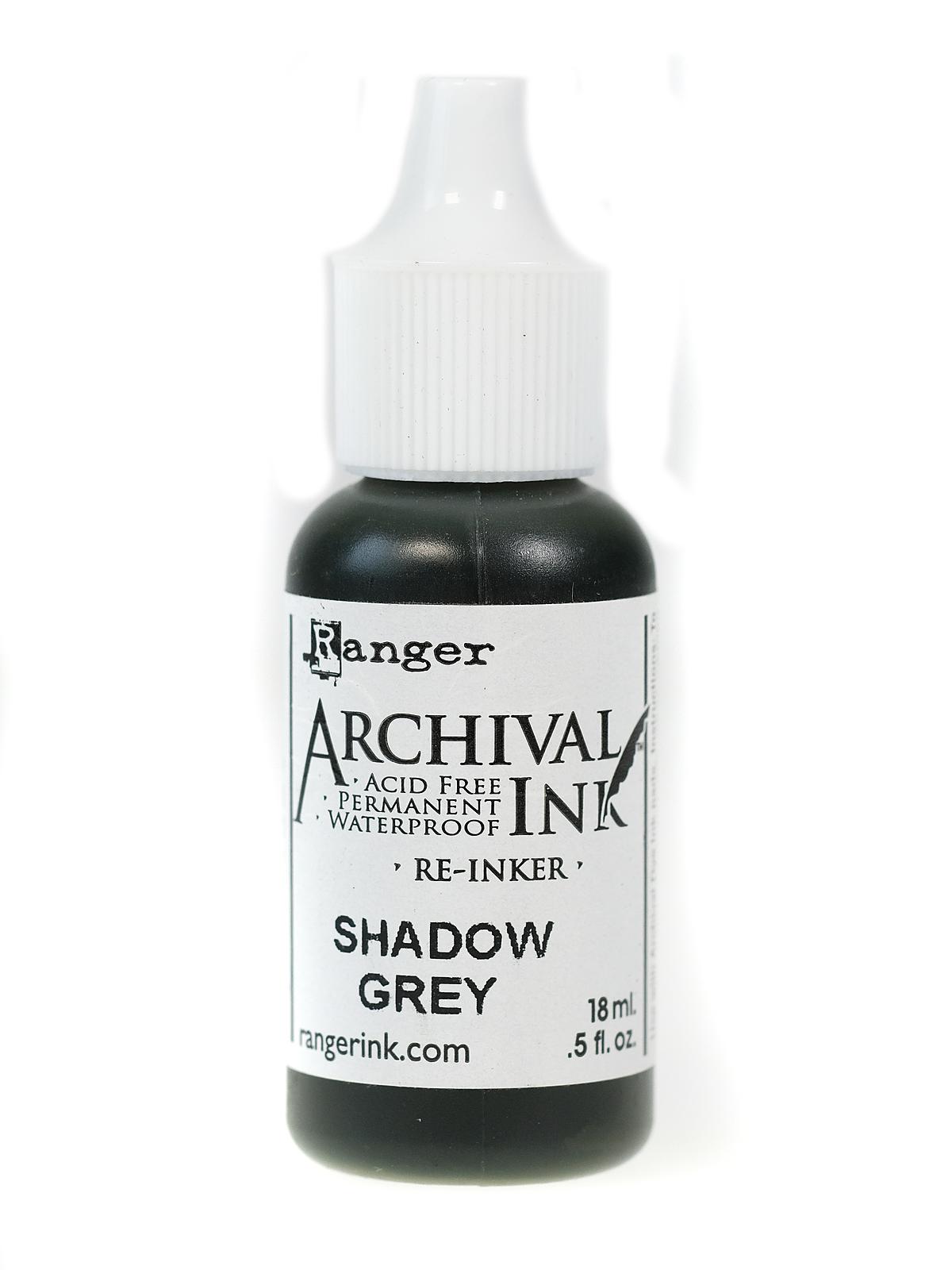 Archival Ink shadow grey 0.5 oz. re-inker bottle