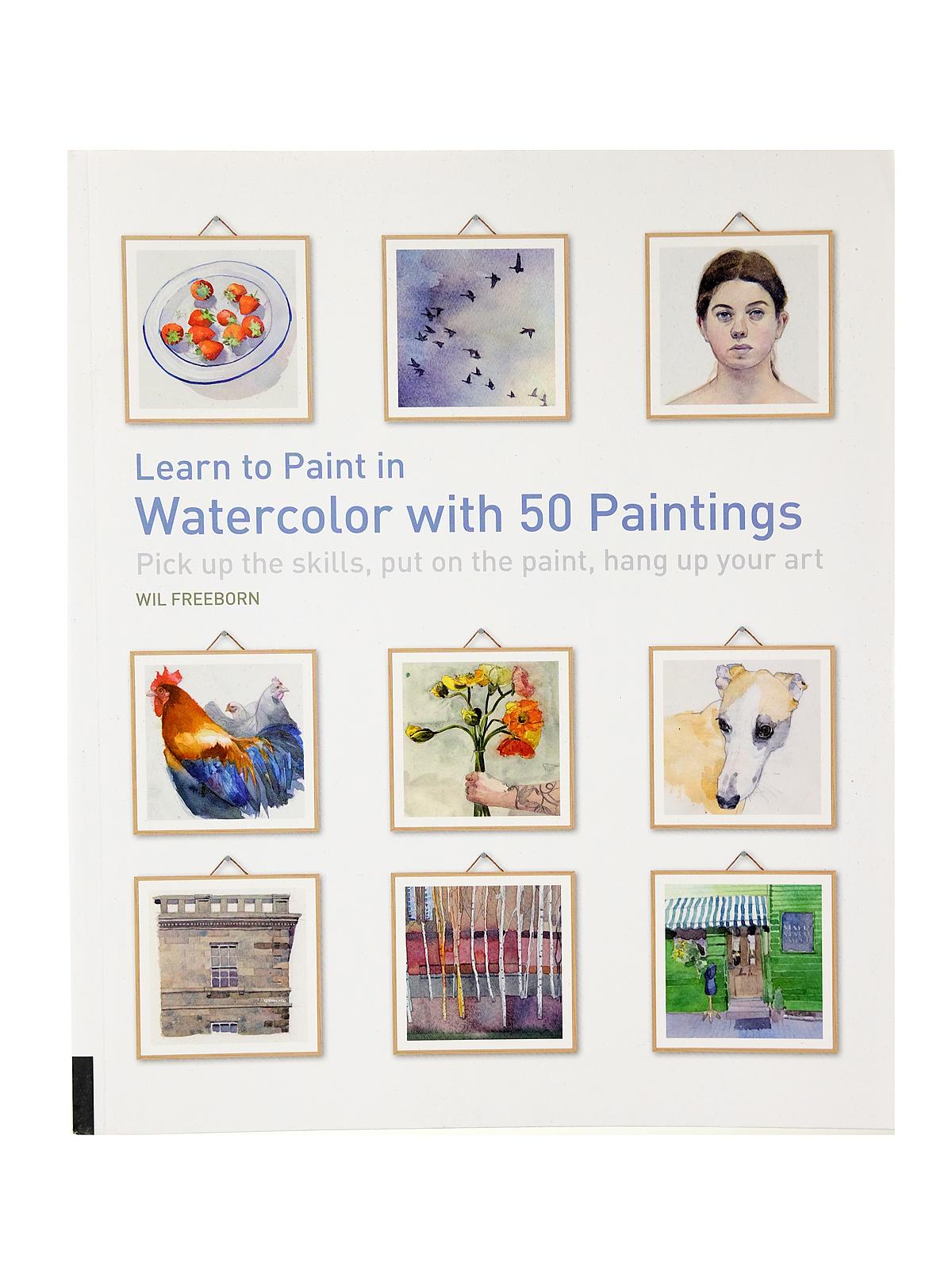 Learn to Paint in Watercolor with 50 Paintings each