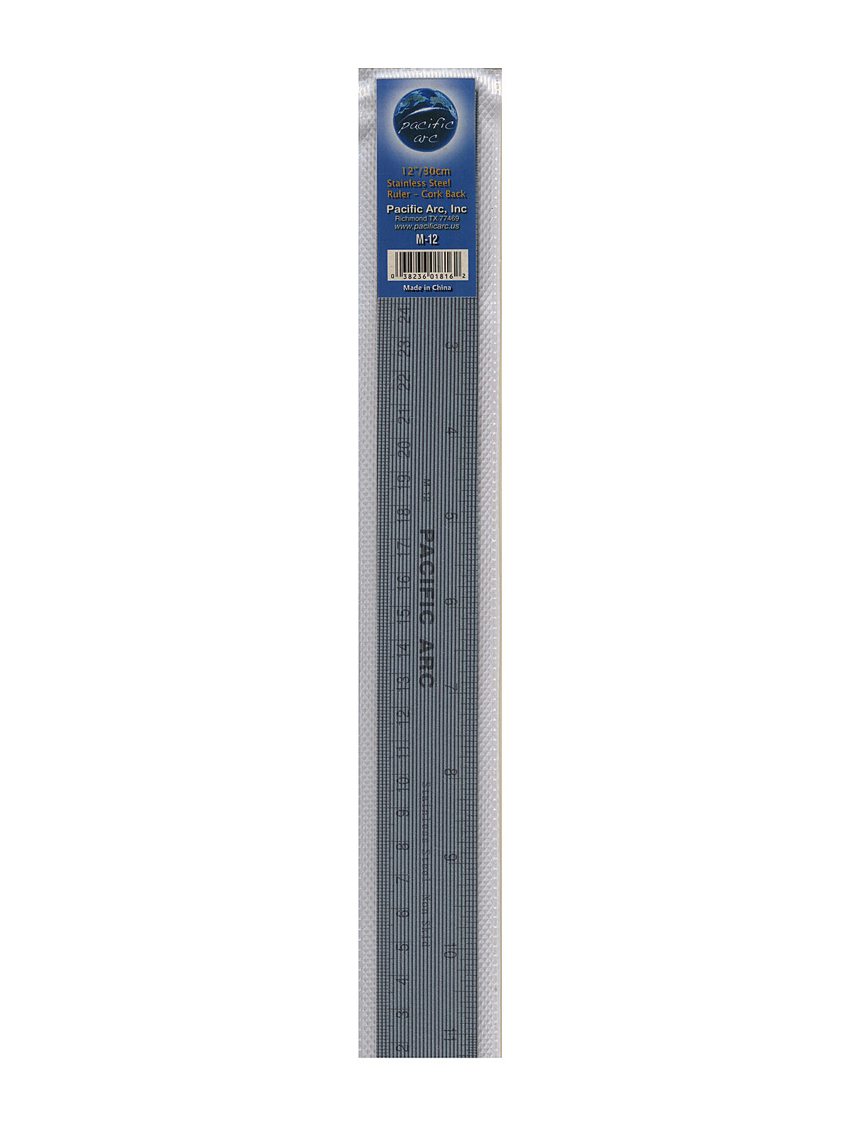 Non-Skid Steel Corkback Rulers 12 in.