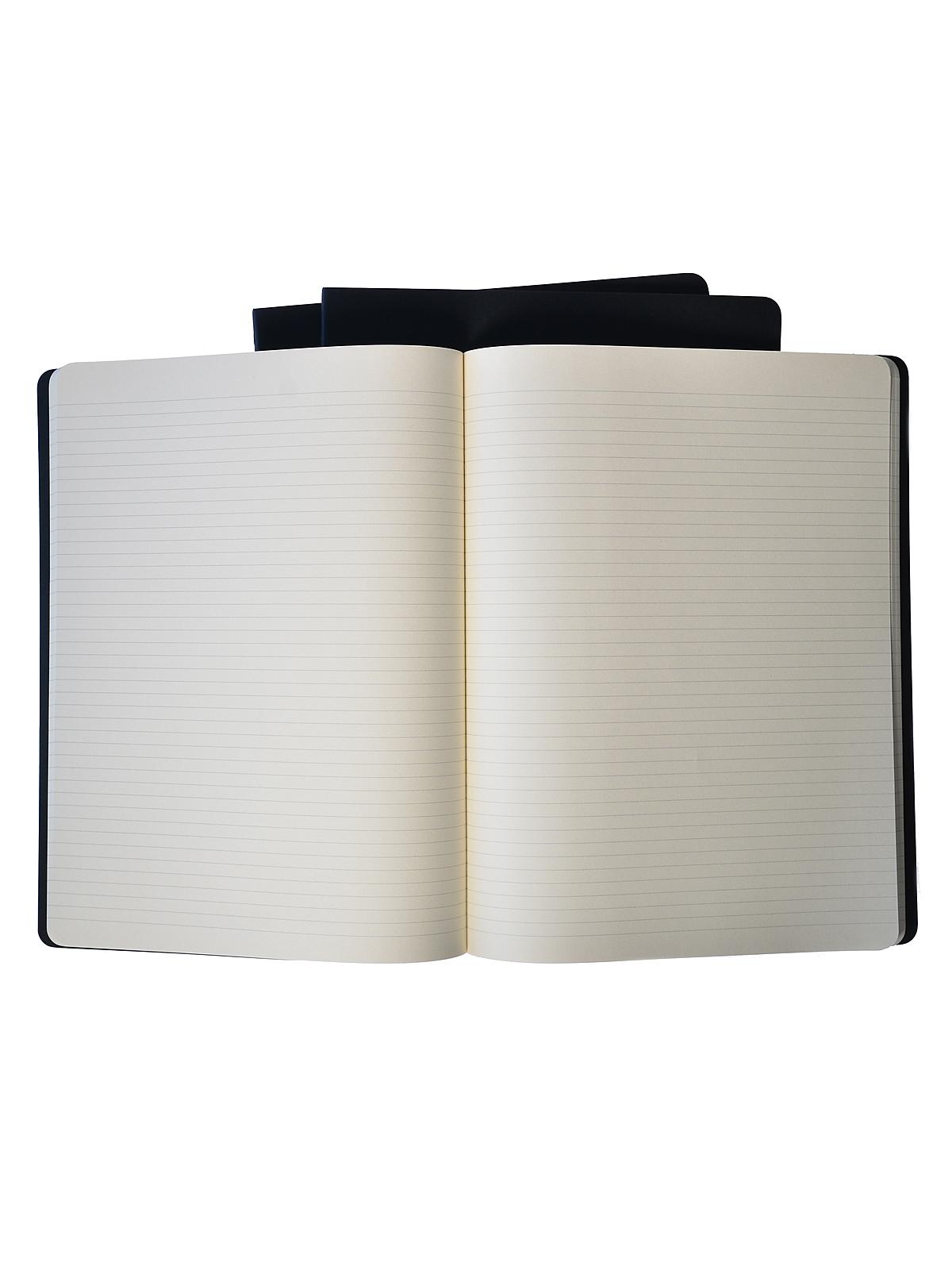 Cahier Journals black, ruled 8 1 2 in. x 11 in. pack of 3, 120 pages each