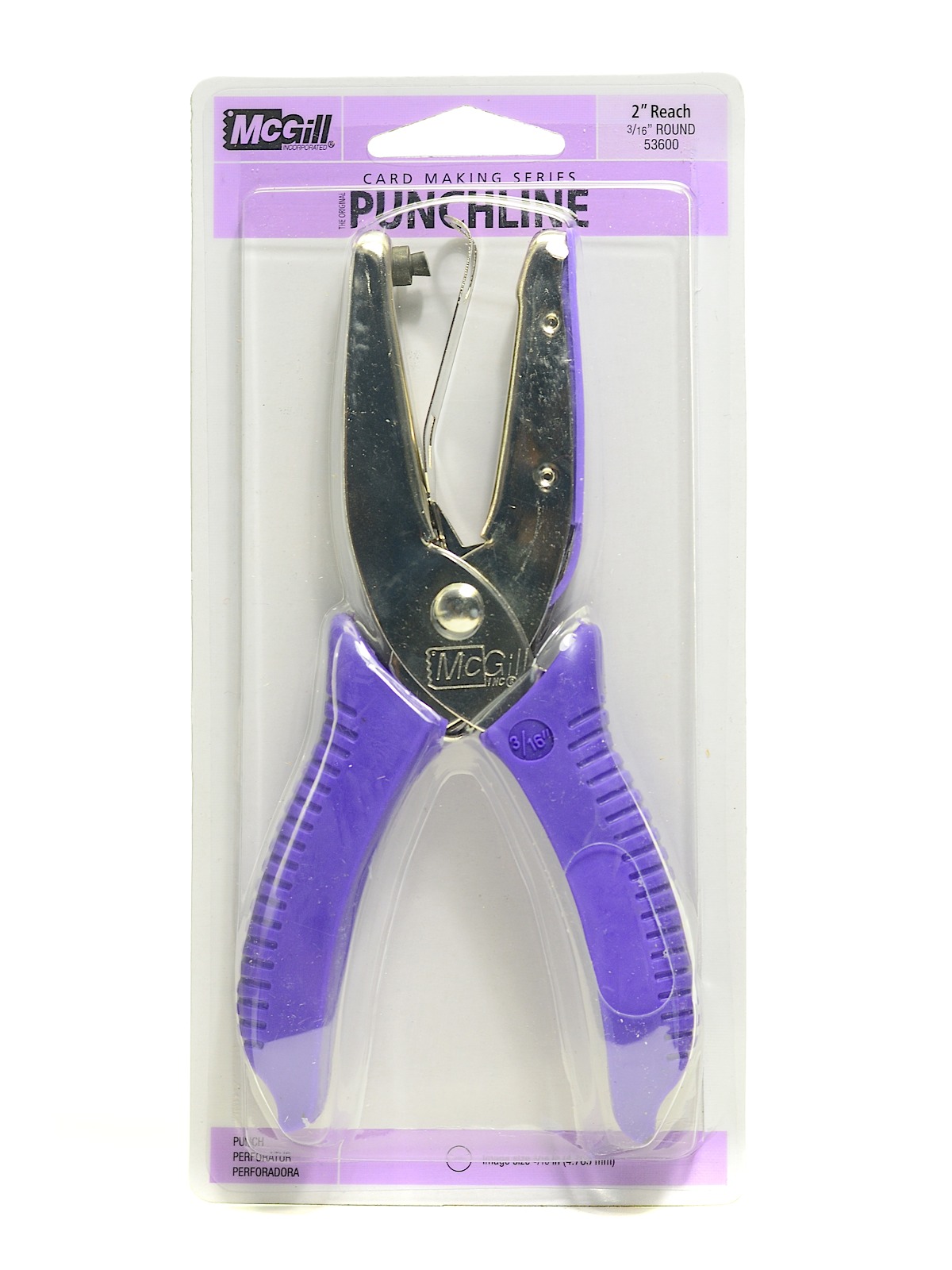 Punchline Hand-held Punches round 3 16 in. 2 in. reach