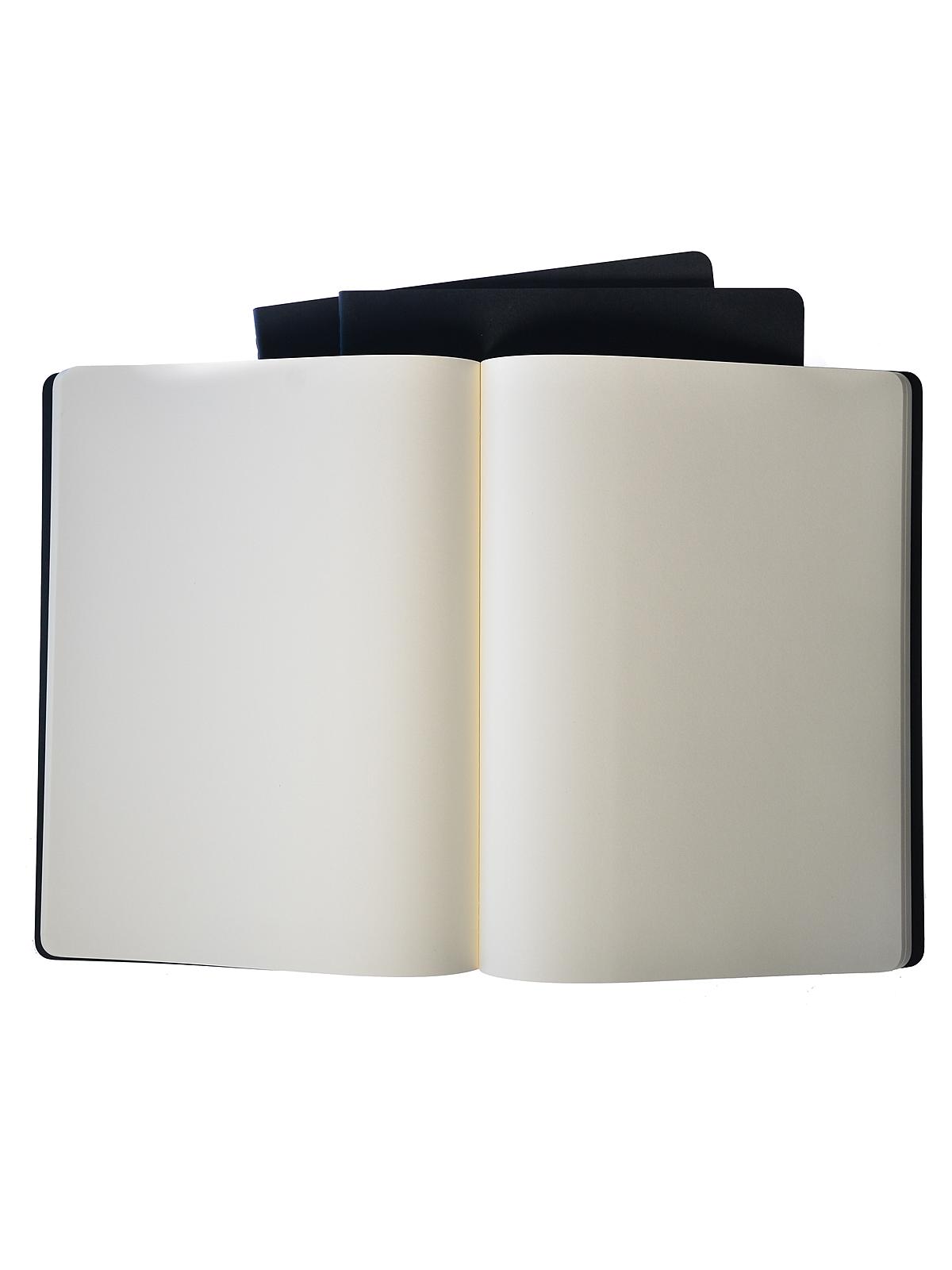 Cahier Journals black, blank 8 1 2 in. x 11 in. pack of 3, 120 pages each