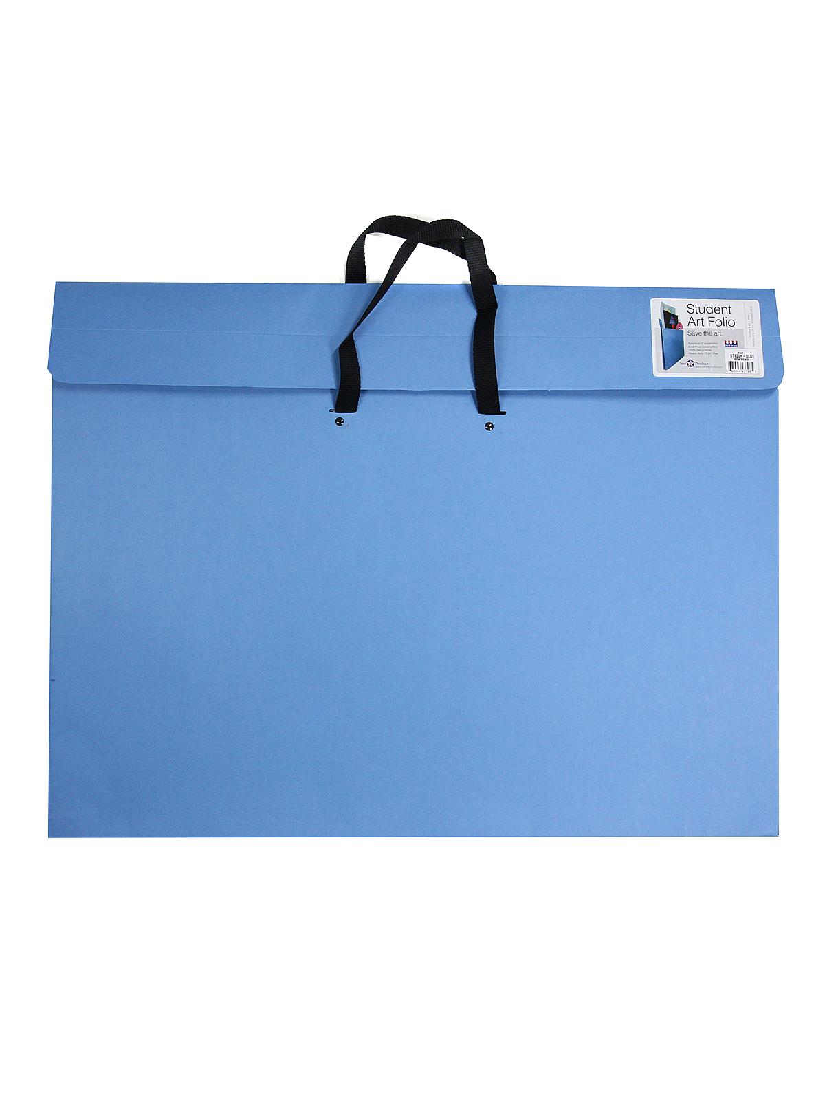 Student Art Folio with Handles 20 in. x 26 in. x 2 in. blue