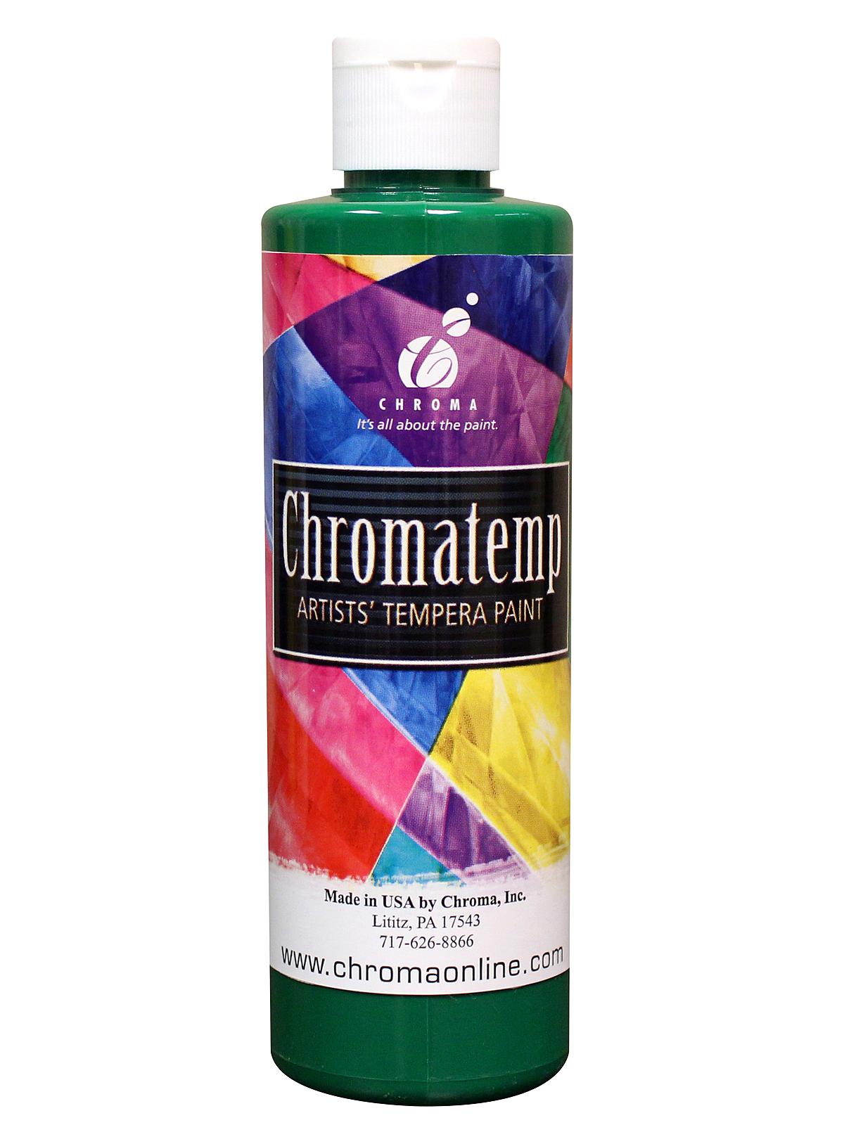 ChromaTemp Pearlescent Tempera Paint green 250 ml