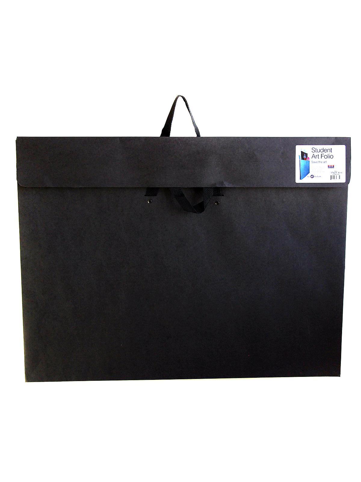 Student Art Folio with Handles 20 in. x 26 in. x 2 in. black