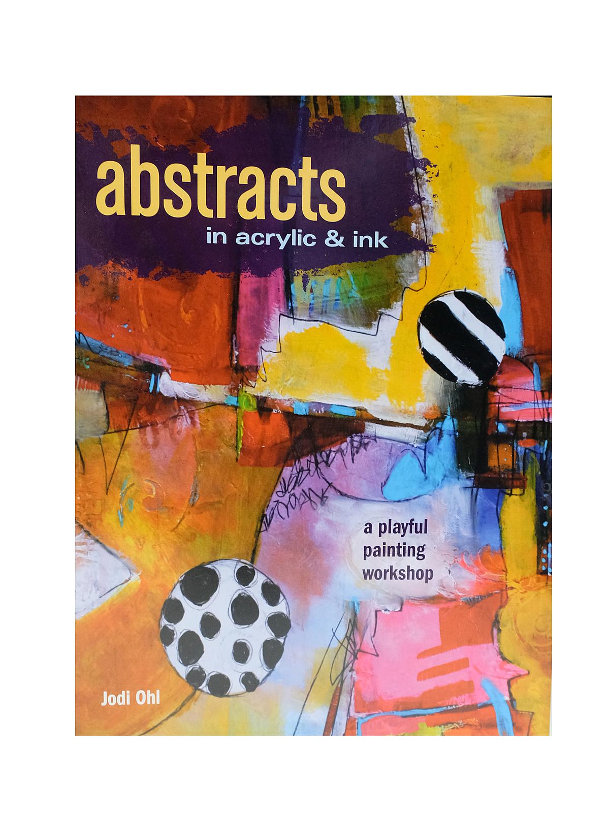Abstracts in Acrylic and Ink each