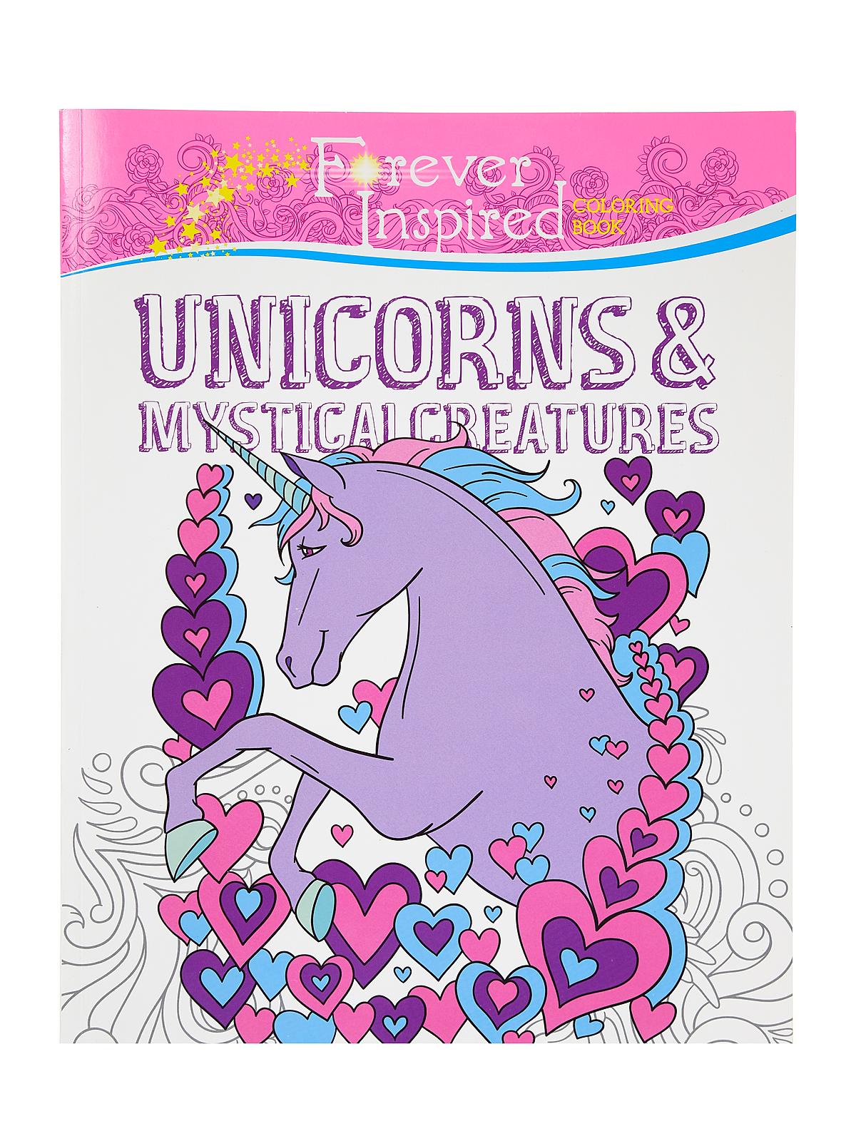 Forever Inspired Coloring Books Unicorns & Mystical Creatures