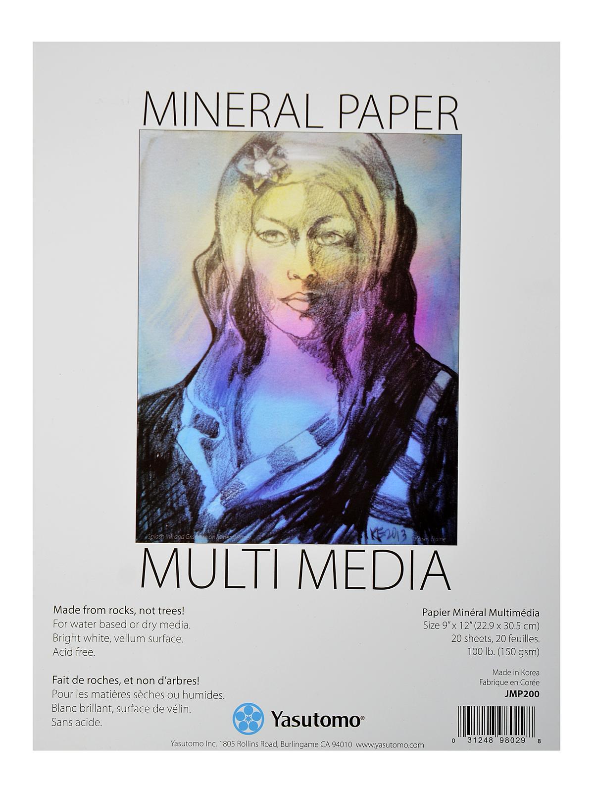 Mineral Paper 9 In. X 12 In. 20 Sheets