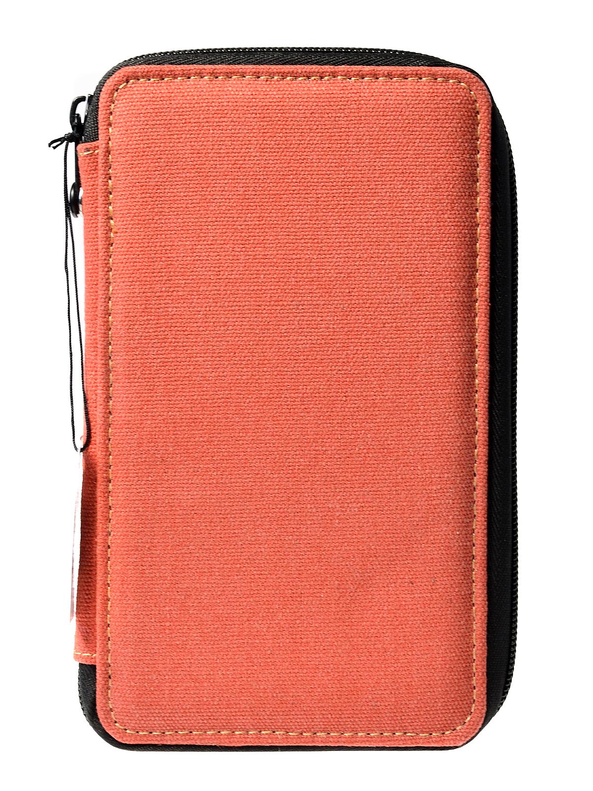 Canvas Pencil Cases rose holds 24 pencils
