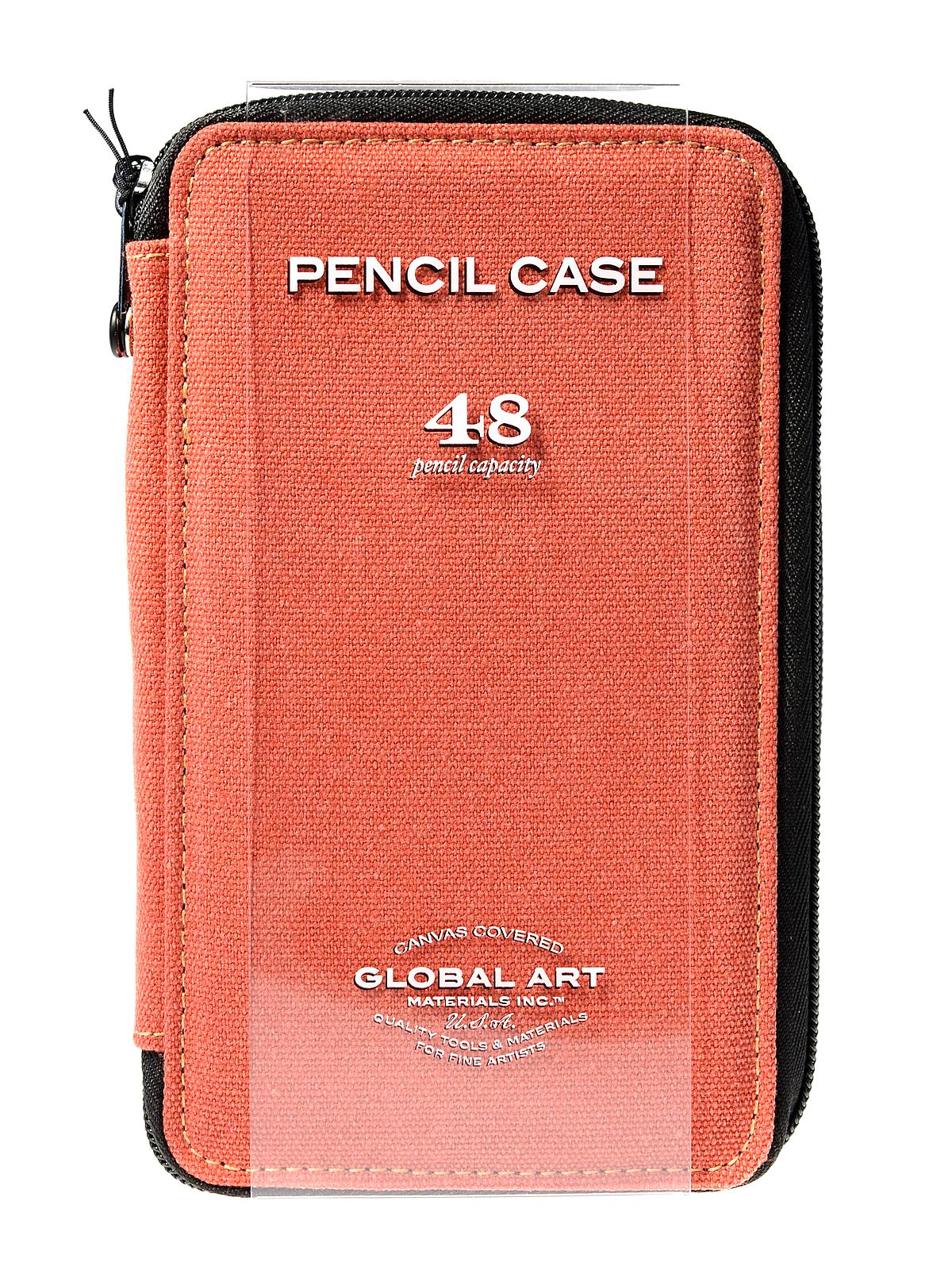 Canvas Pencil Cases rose holds 48 pencils
