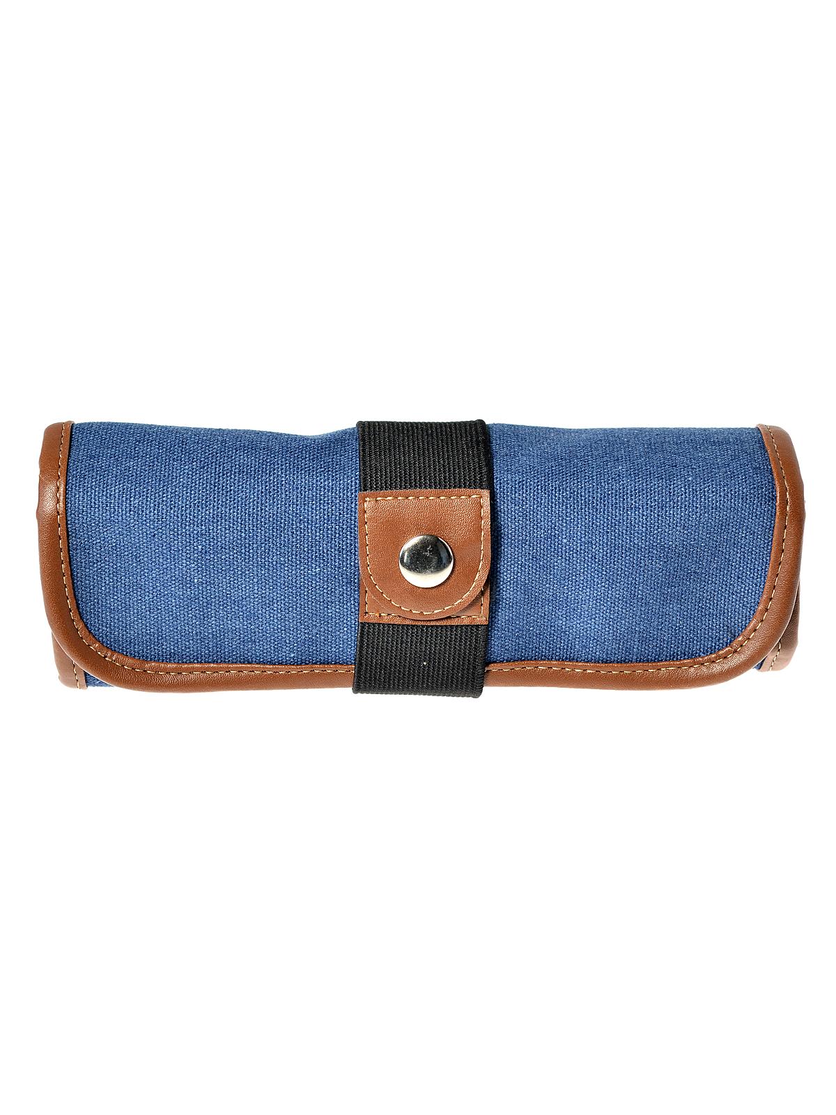 Canvas Pencil Roll-Up Denim