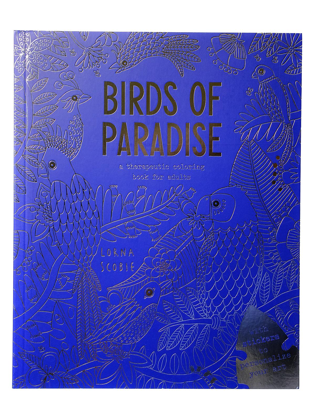 Birds Of Paradise Adult Coloring Book Each