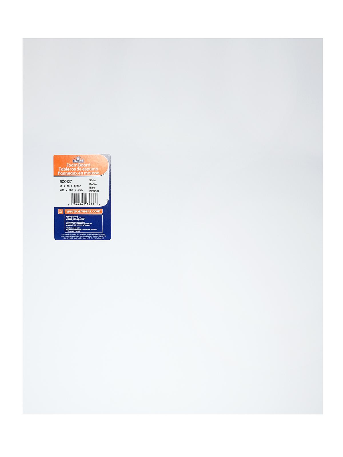 Foam Board White 3 16 In. X 16 In. X 20 In. Each