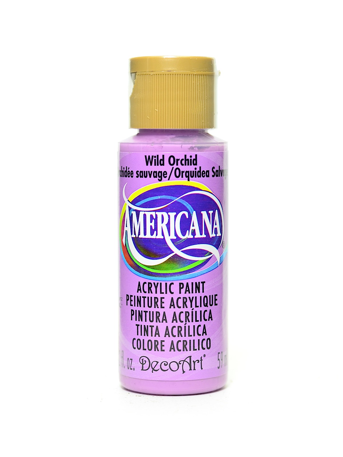 Americana Acrylic Paints wild orchid 2 oz.