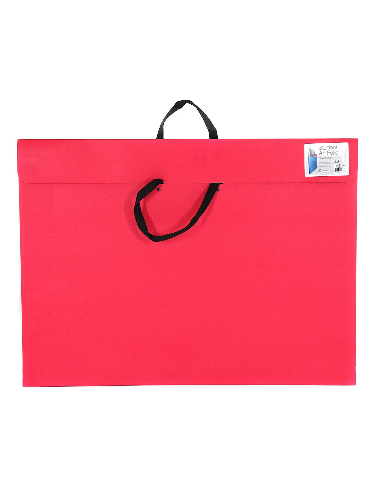 Student Art Folio with Handles 23 in. x 31 in. x 2 in. red